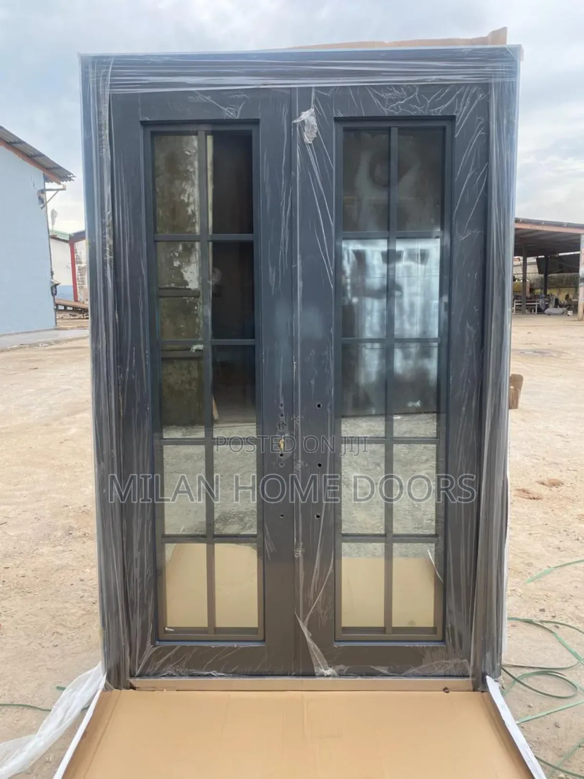 1.5m By 2.1m Extra Height French Glass Entrance Door