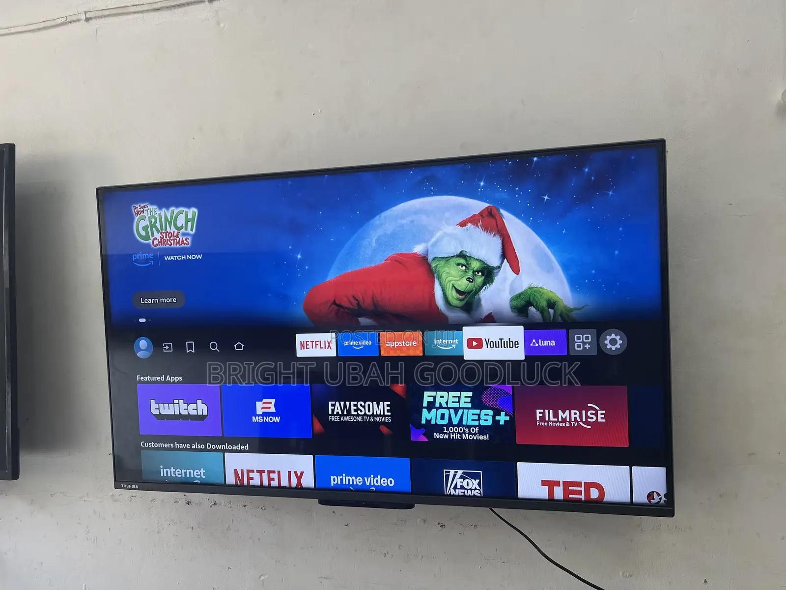 Toshiba 43 Inches Fire Tv Full Smart Tv With Free Netflix Acct Bluet