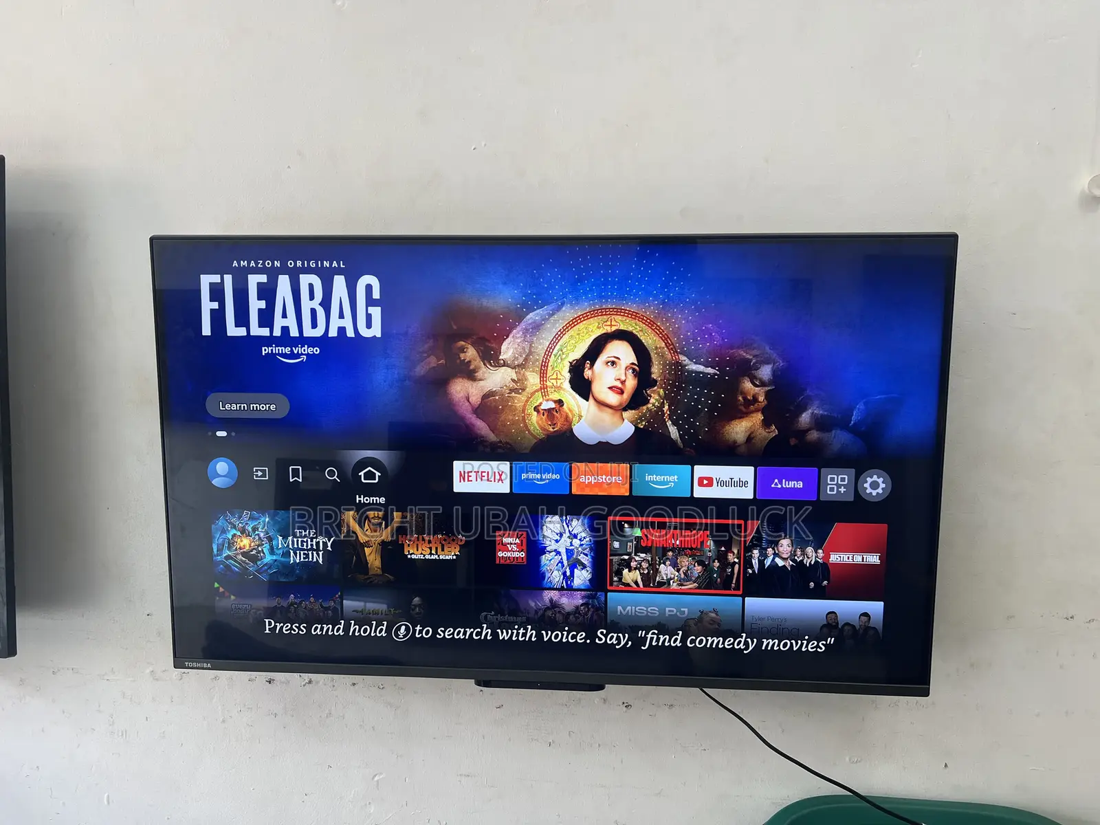Toshiba 43 Inches Fire Tv Full Smart Tv With Free Netflix Acct Bluet