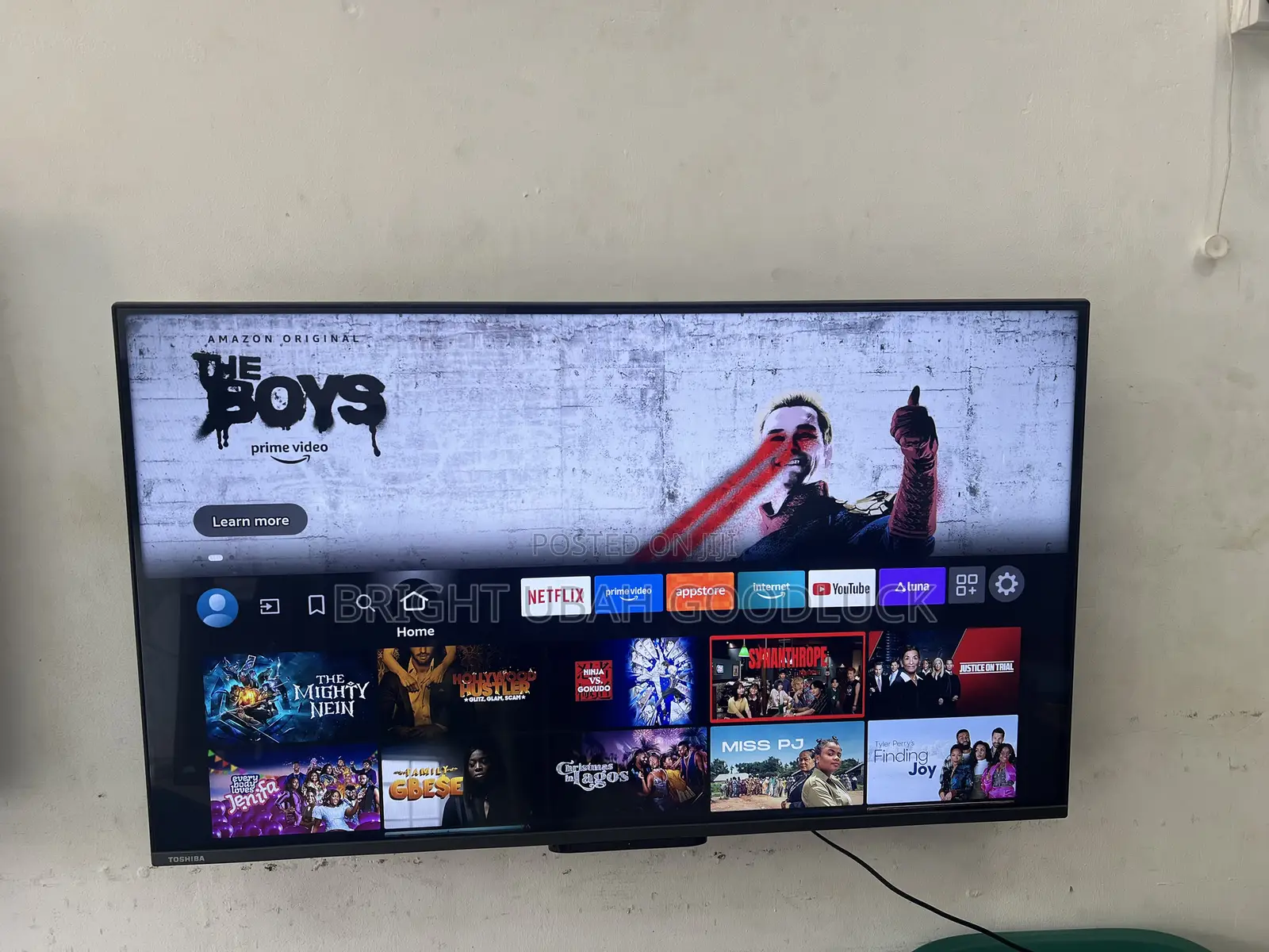 Toshiba 43 Inches Fire Tv Full Smart Tv With Free Netflix Acct Bluet