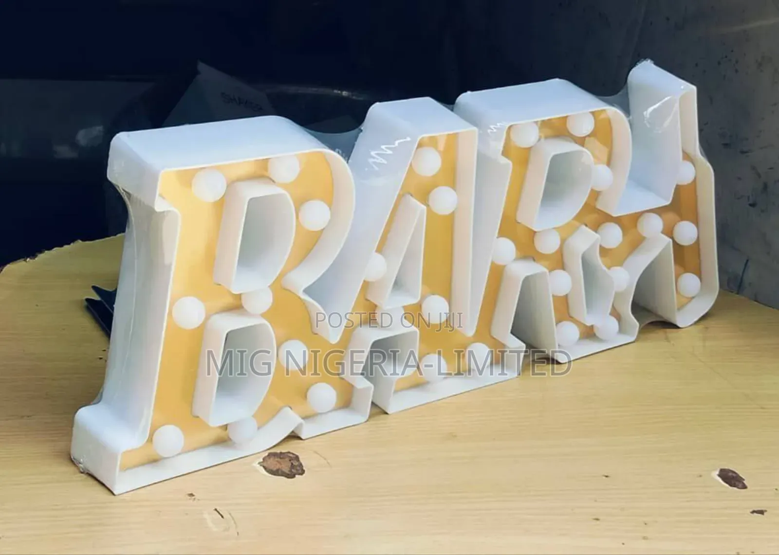 Bar - Illuminated Marquee Pub Bar Sign - Light Pre-Lit Battery Operate