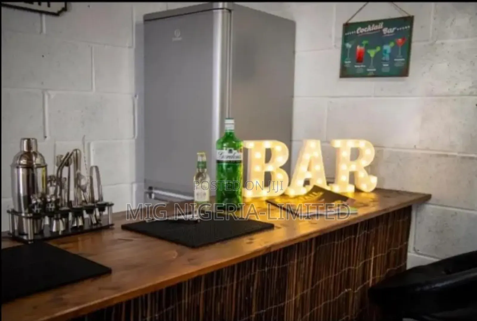 Bar - Illuminated Marquee Pub Bar Sign - Light Pre-Lit Battery Operate