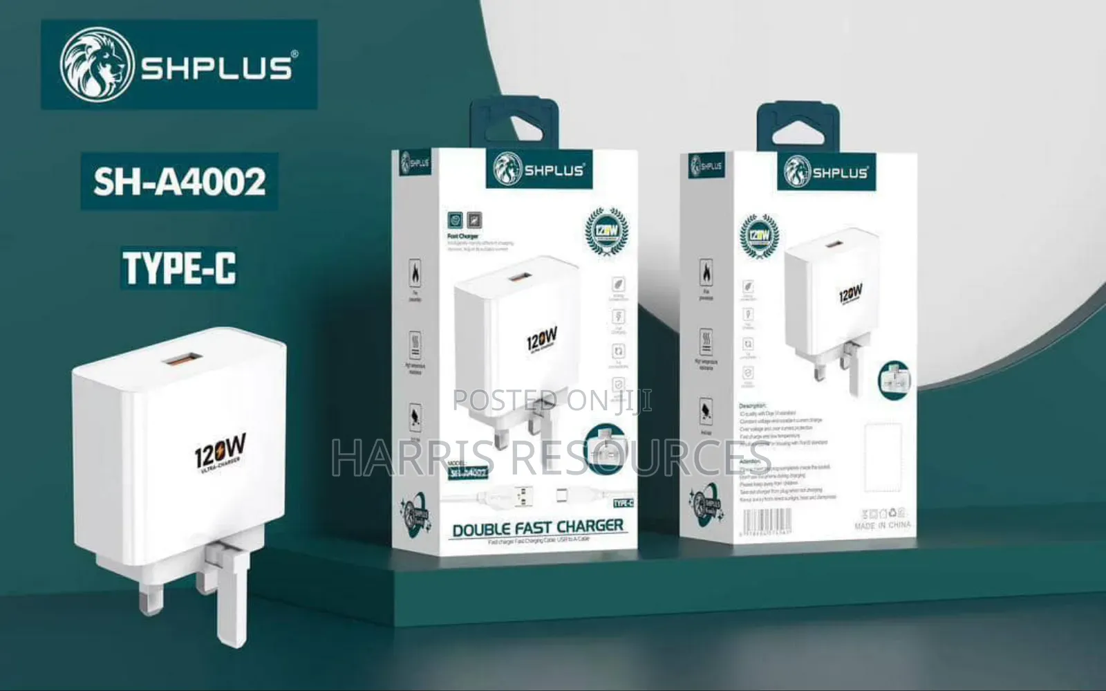 Shplus Type C 120w Fast Charger