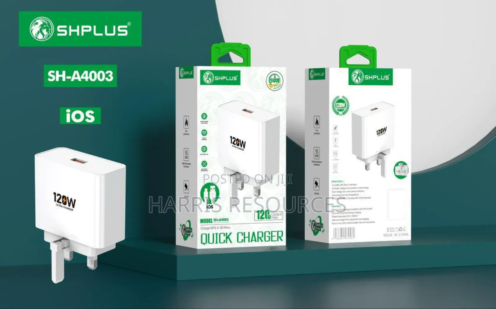 Shplus Type C 120w Fast Charger
