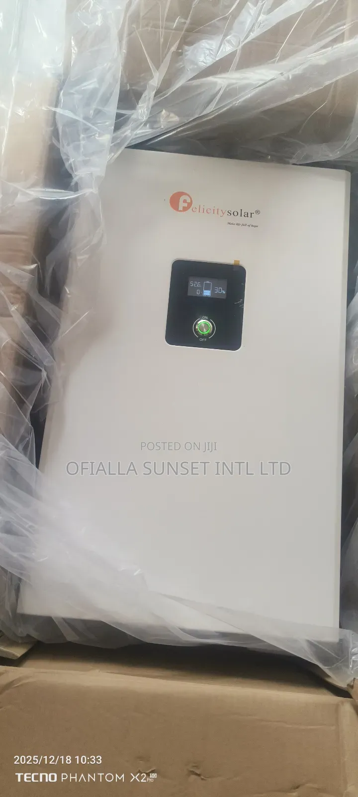 Complete Installation of Felicity 5kwh / 6kva Solar Energy System