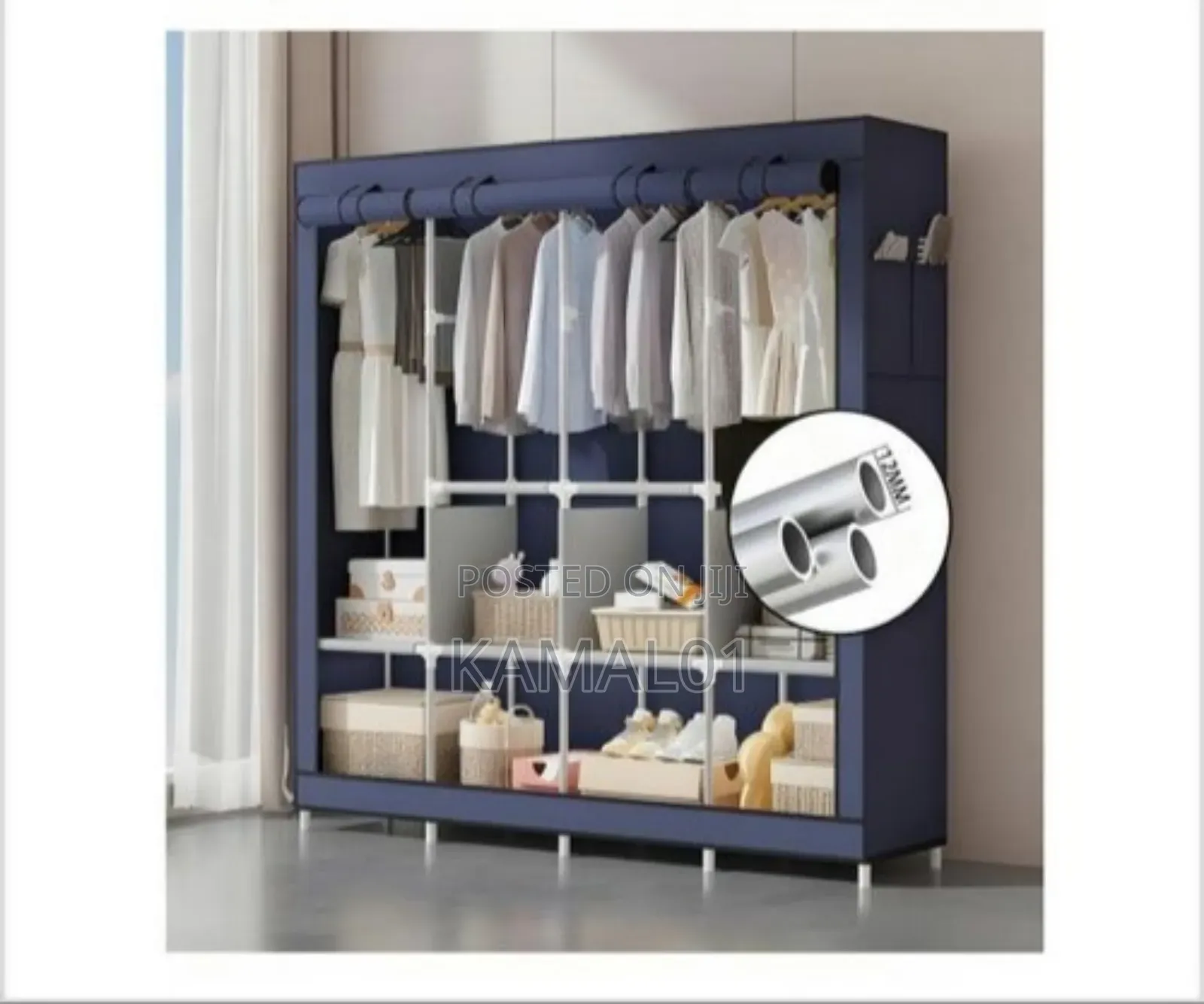 4 Partition Wardrobe Closet Clothes Organizer