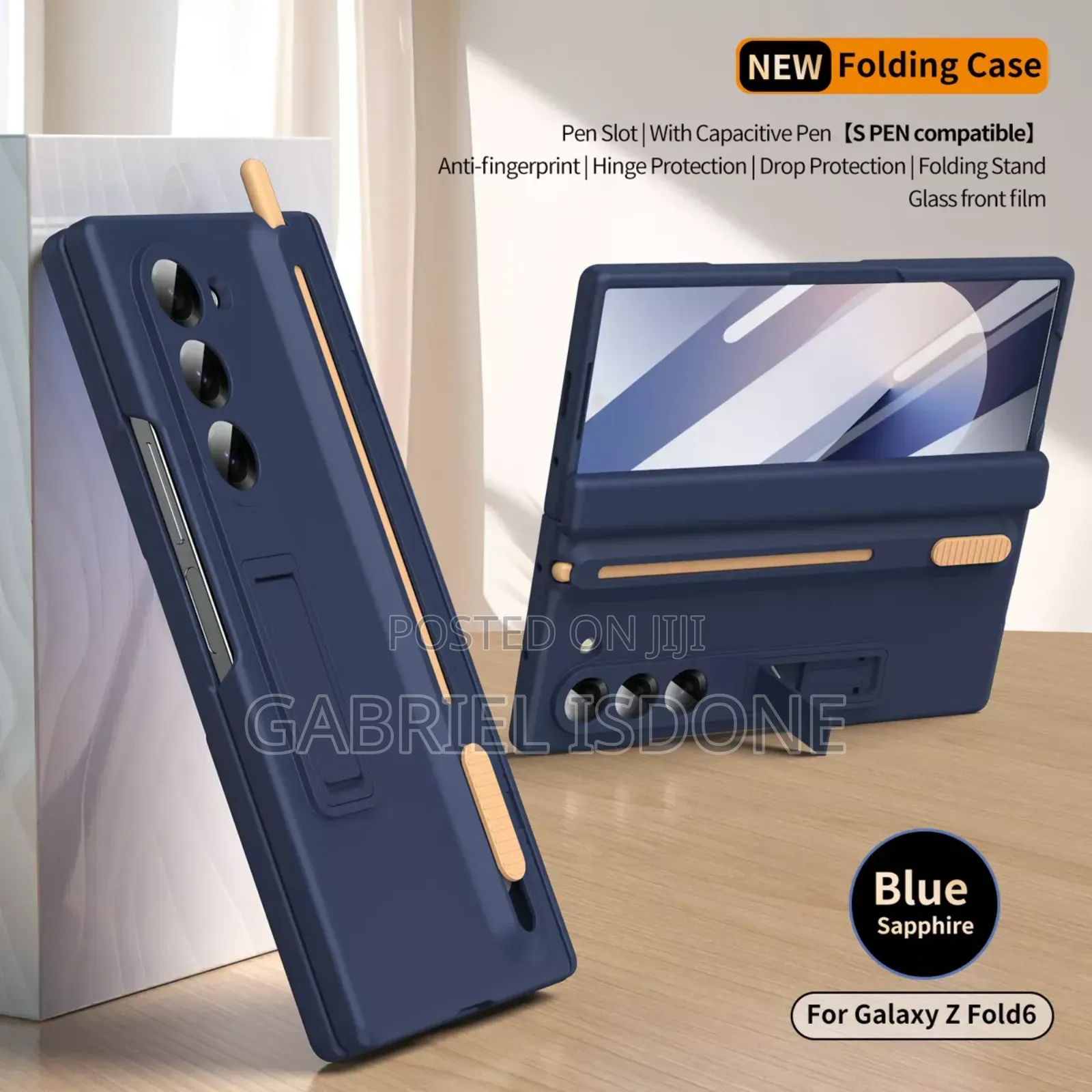 Samsung Galaxy Z Fold 6 Case Build in Screen Protector and S Pen