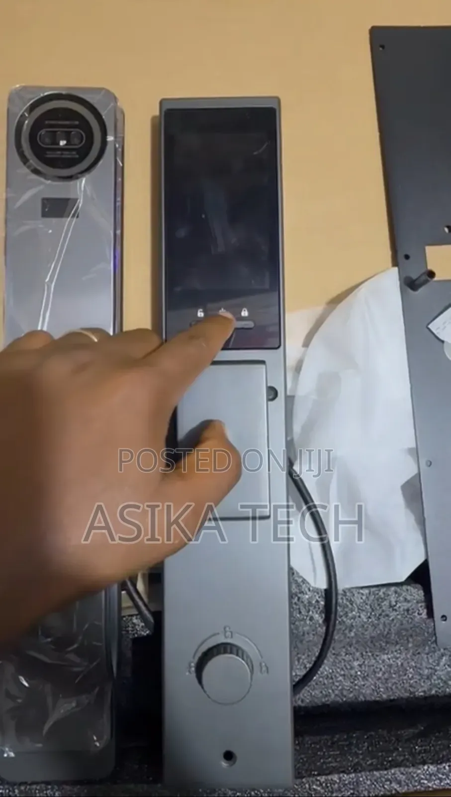 Smart Door Lock With 3d Face Recognition, Fingerprint Scanner.