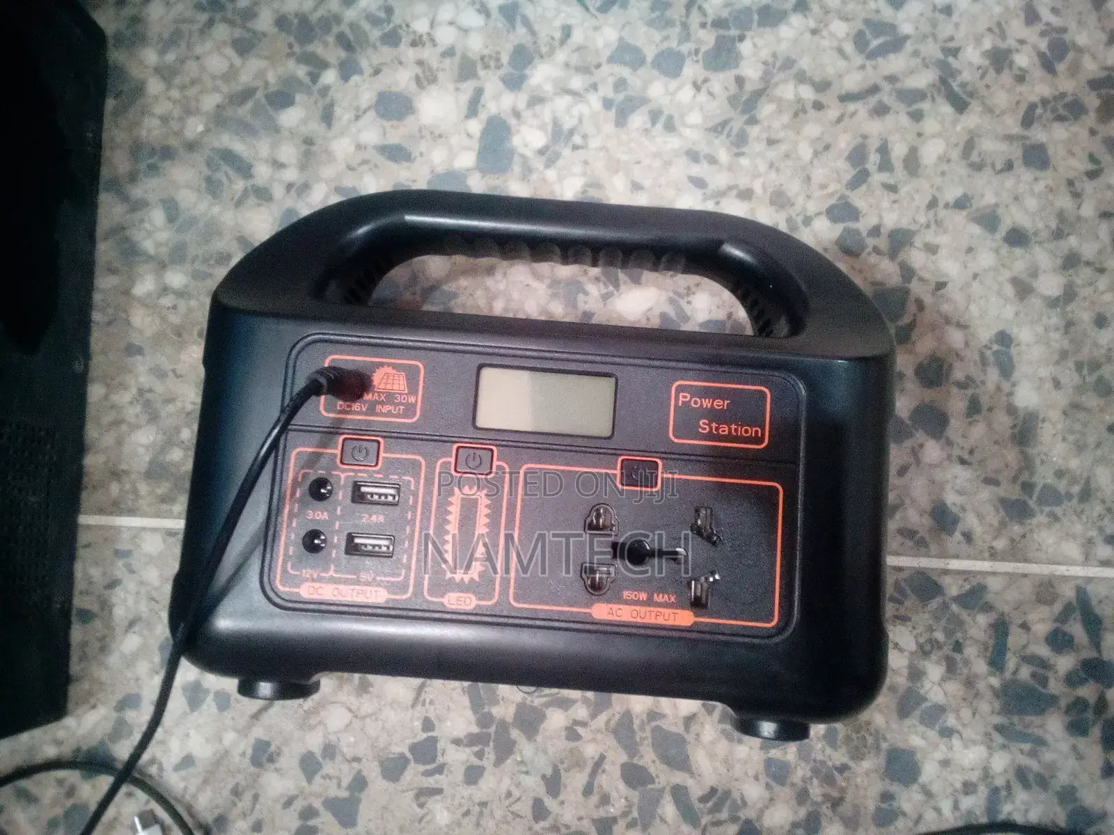 Portable Power Station 150w + 30w Solar Panel