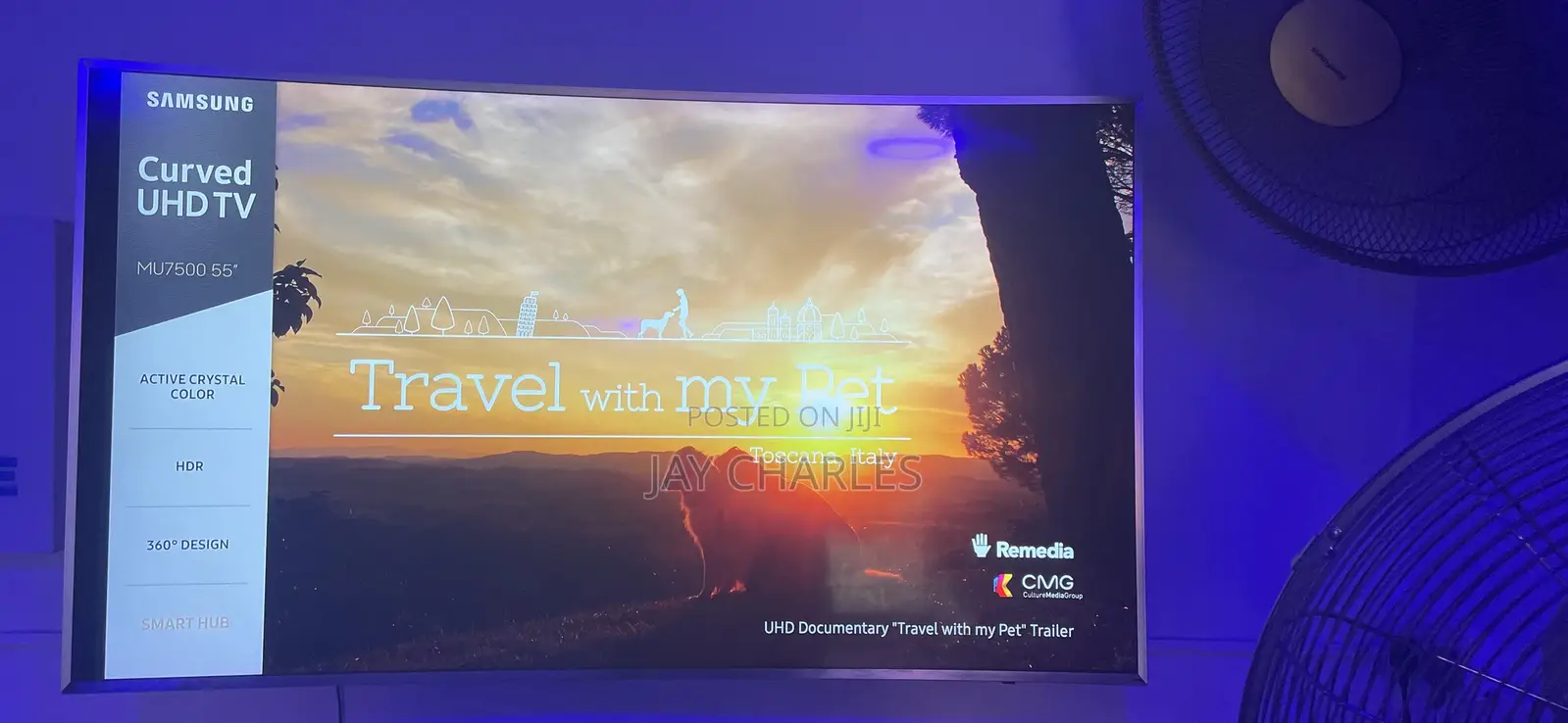 Samsung Curved Uhd Tv 55”Inches