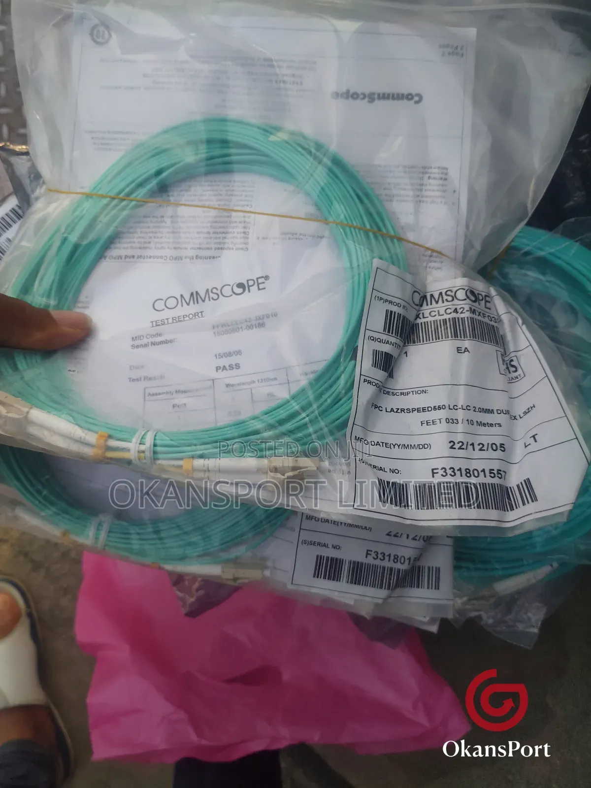 Fiber Optic Cable Om3 / Om4 Multimode- High Speed 10g 40g 100g 3m, 5m,