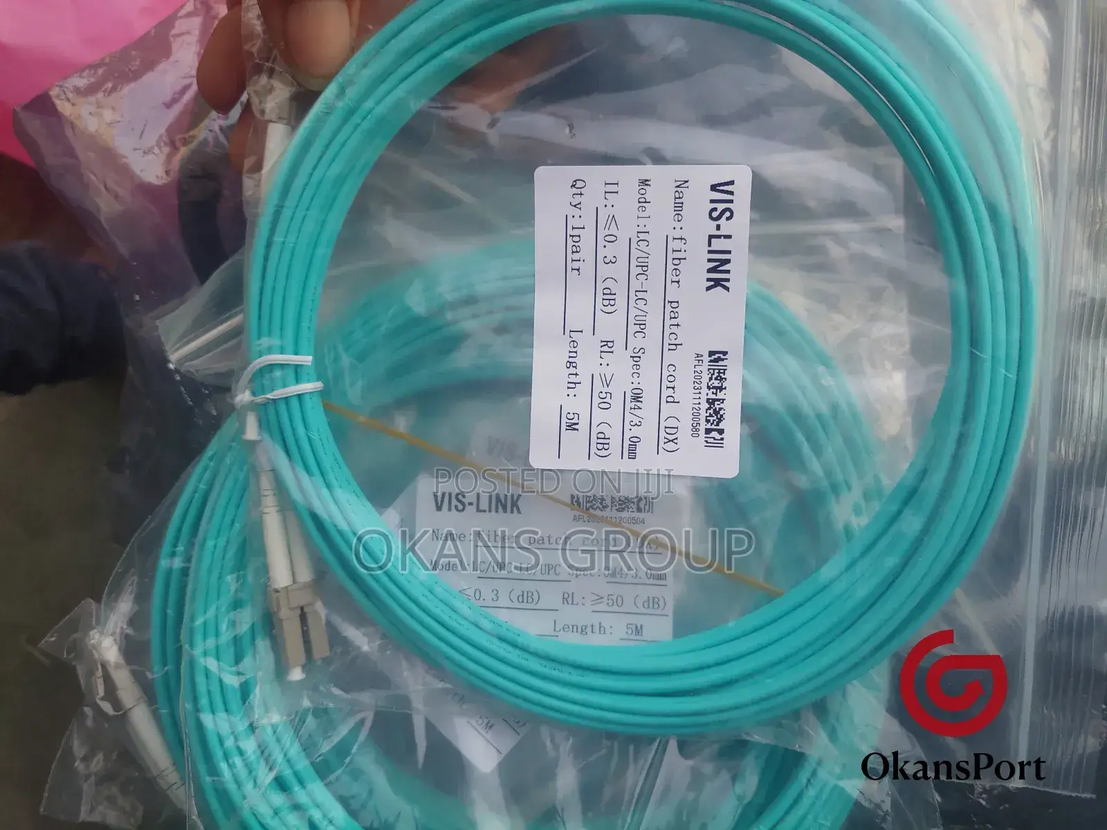 Fiber Optic Cable Om3 / Om4 Multimode- High Speed 10g 40g 100g 3m, 5m,