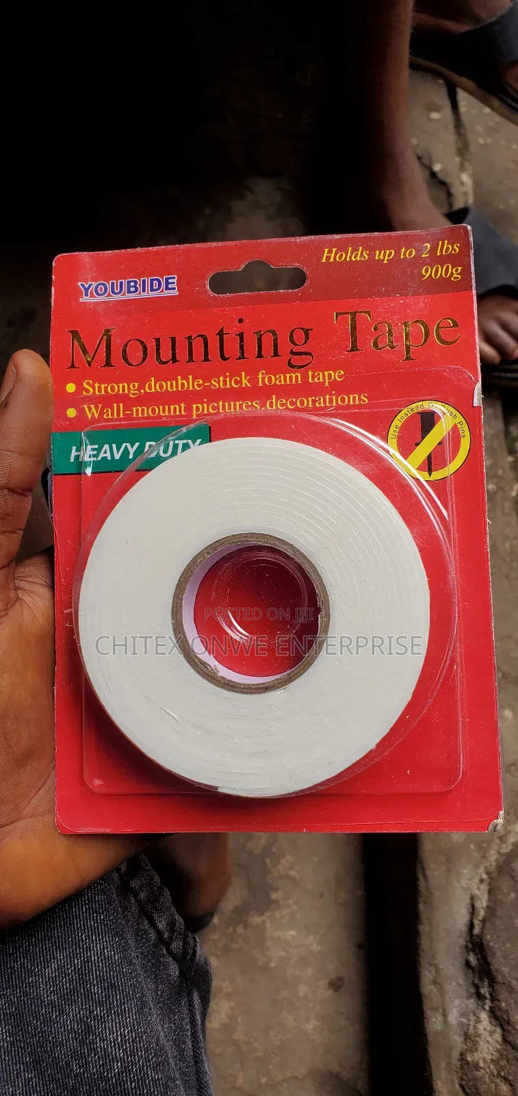 Youbide Heavy Duty Mounting Tape (Double-Stick Foam Tape)