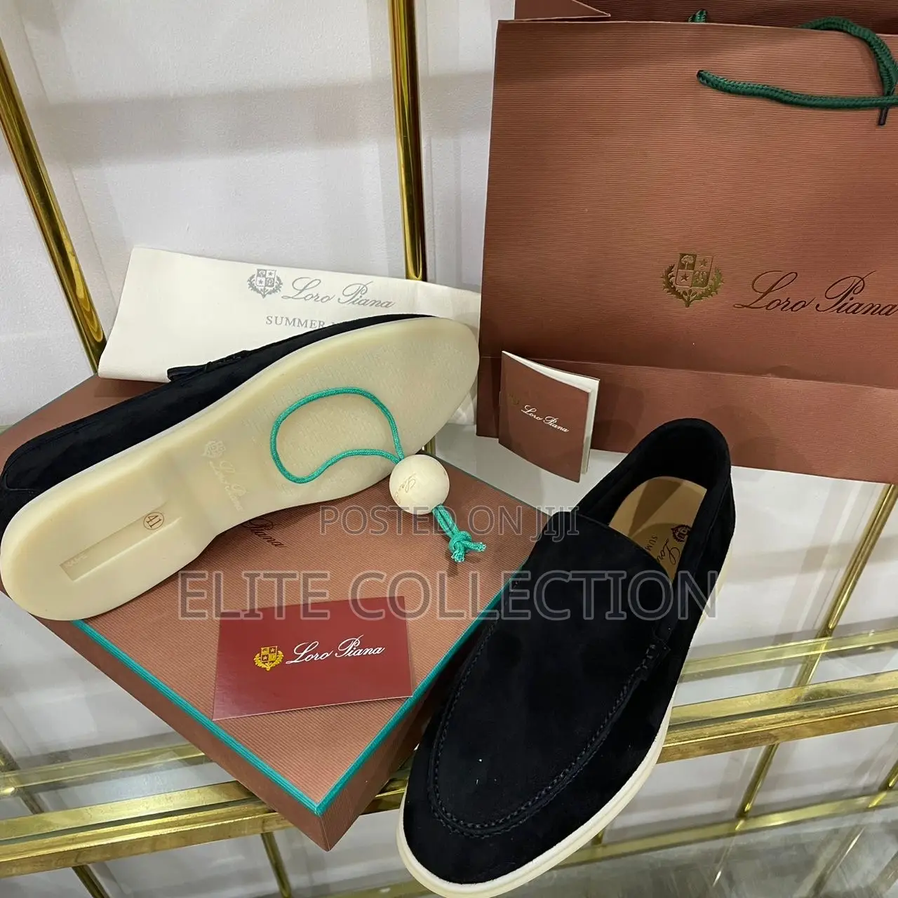 *Original Loro Piana Summer Walker in Black Size 40-46