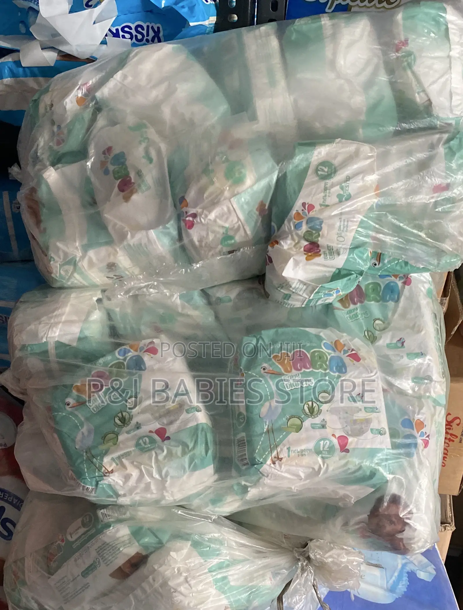 Yara Baby Diaper (Carrier Pack 10 in a Bag)