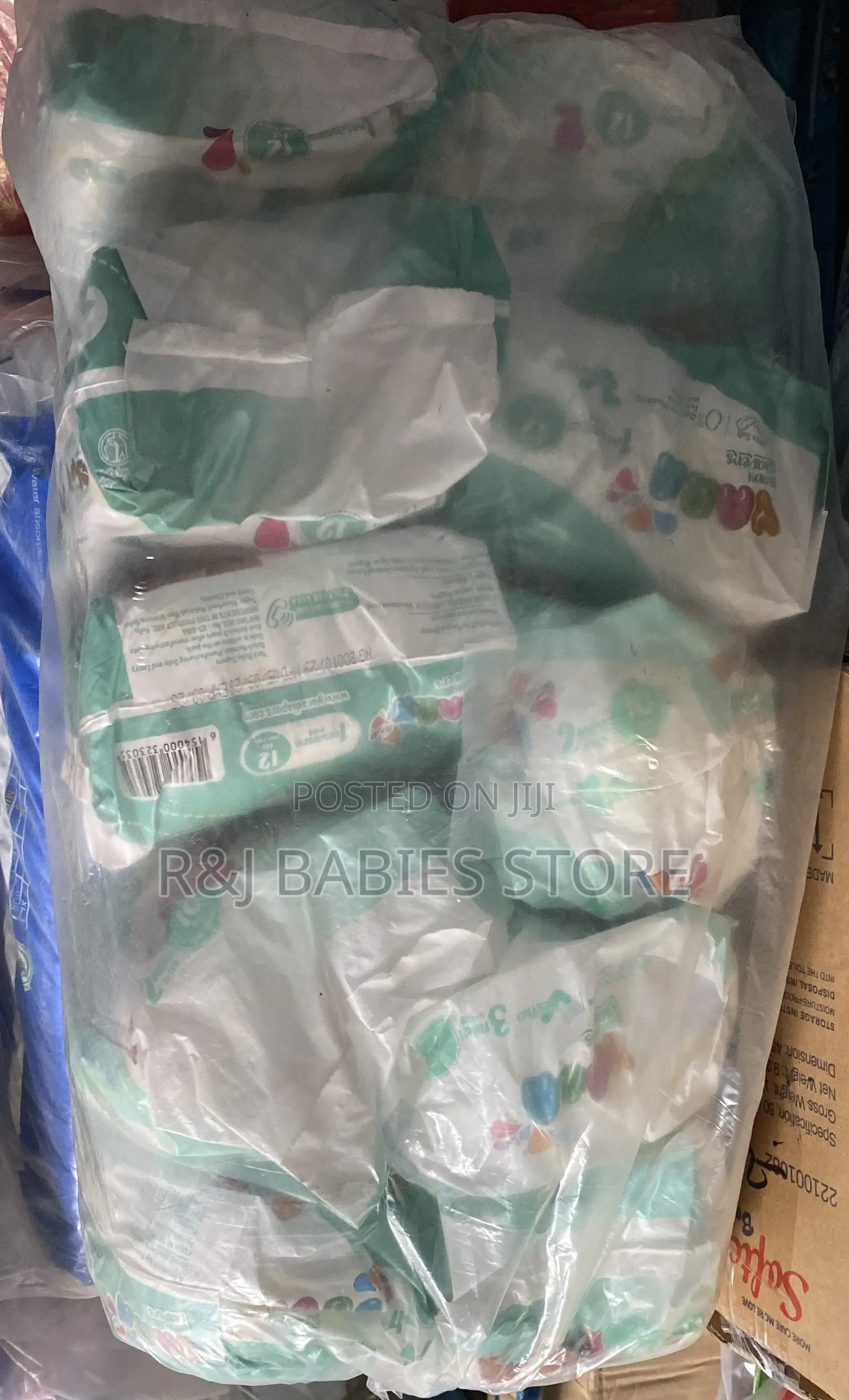 Yara Baby Diaper (Carrier Pack 10 in a Bag)