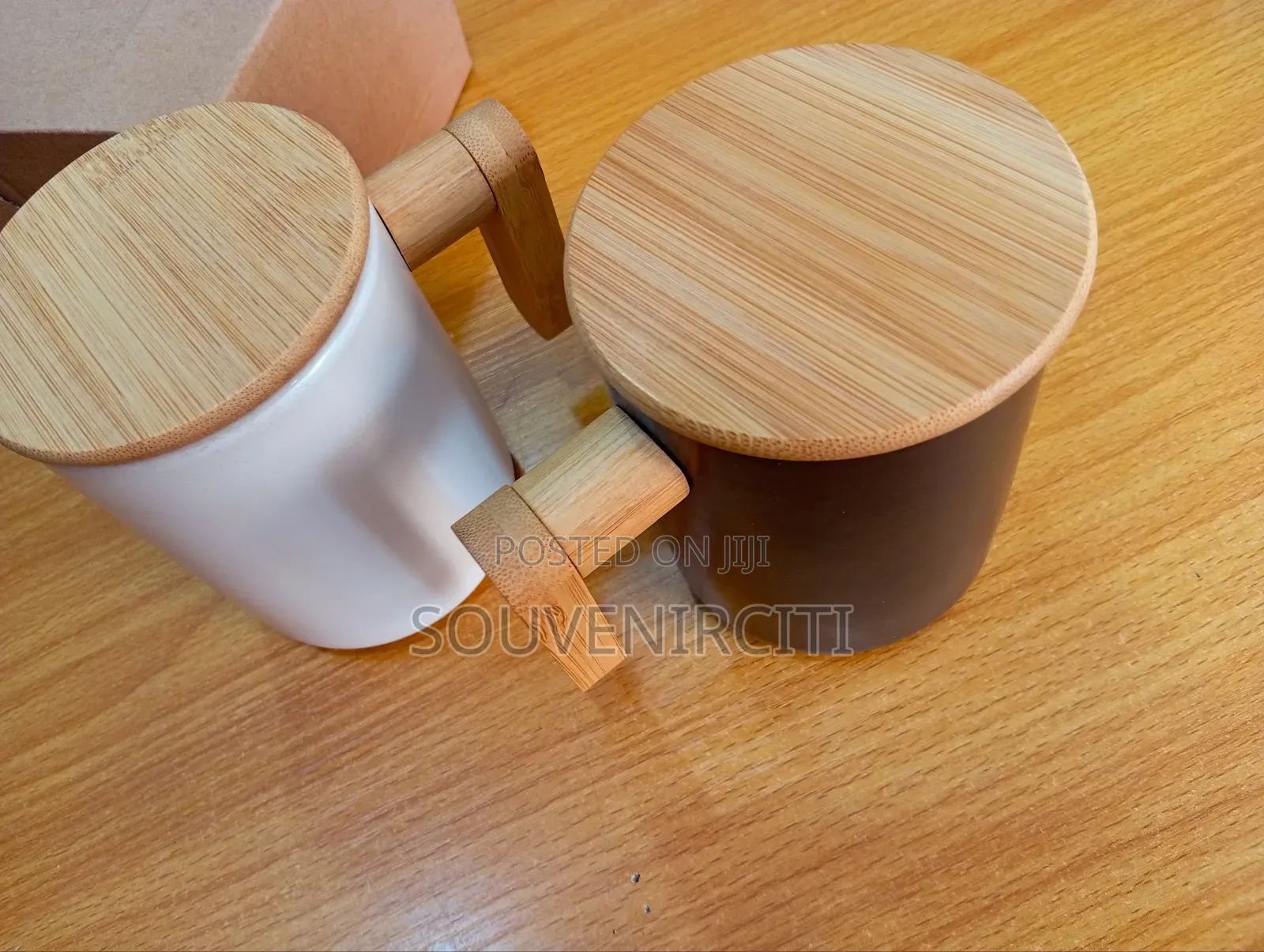 Wooden Ceramic Mug