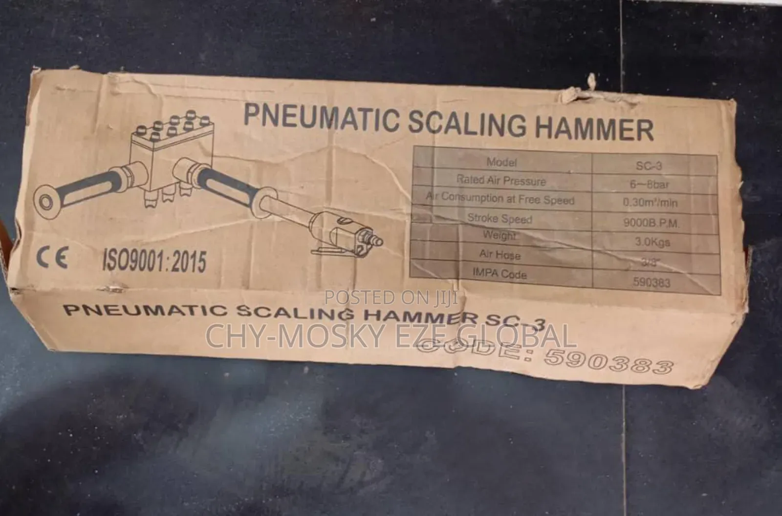 Pneumatic Scaling Hammer (Triple Head)