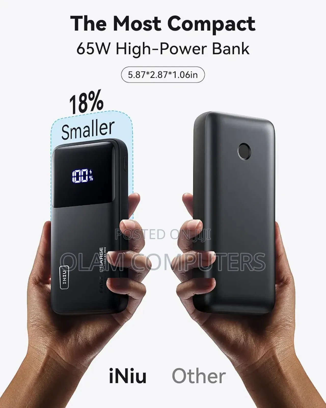 Iniu Pd 65w 20000mah Power Bank Bi-B62