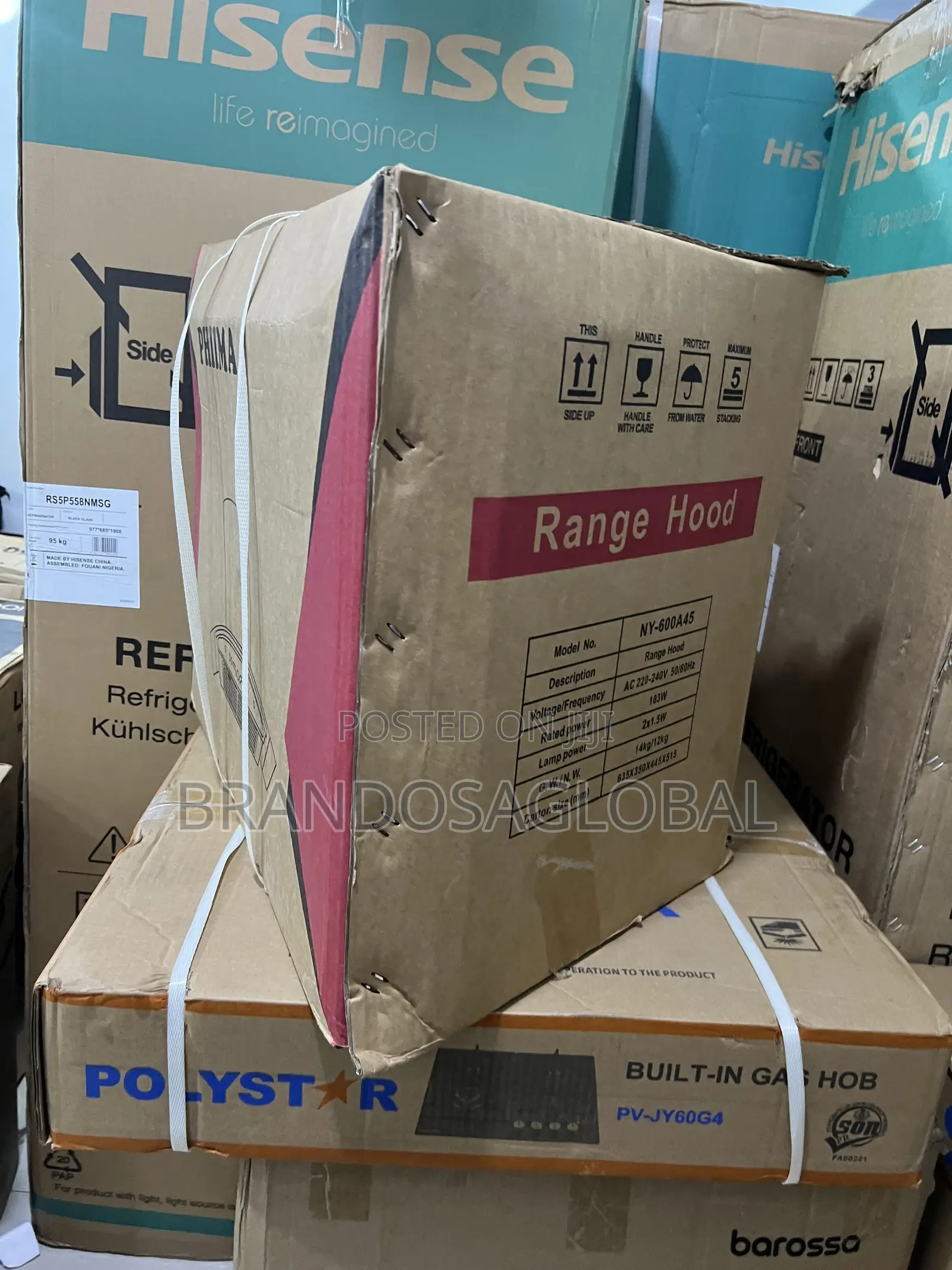 Phiima 60cm Cooker Hood Ny-600a45 Modern Ventilation Design