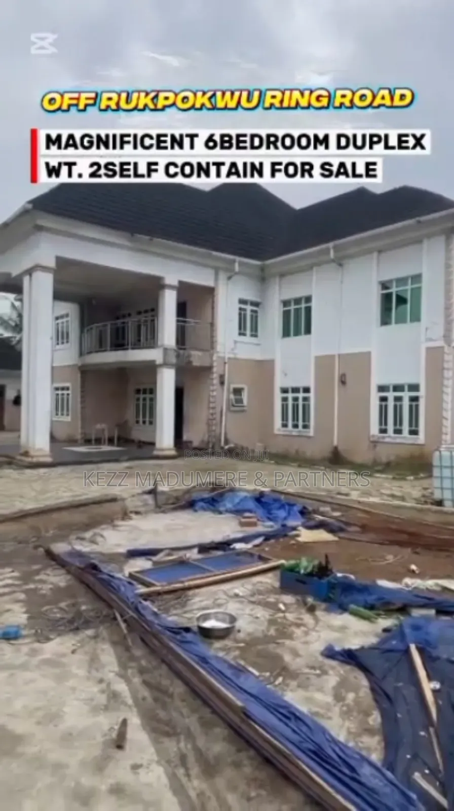 6bdrm Duplex in Eneka Road Rukpokwu for sale