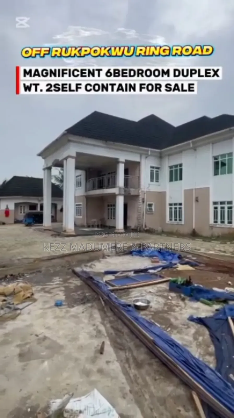 6bdrm Duplex in Eneka Road Rukpokwu for sale