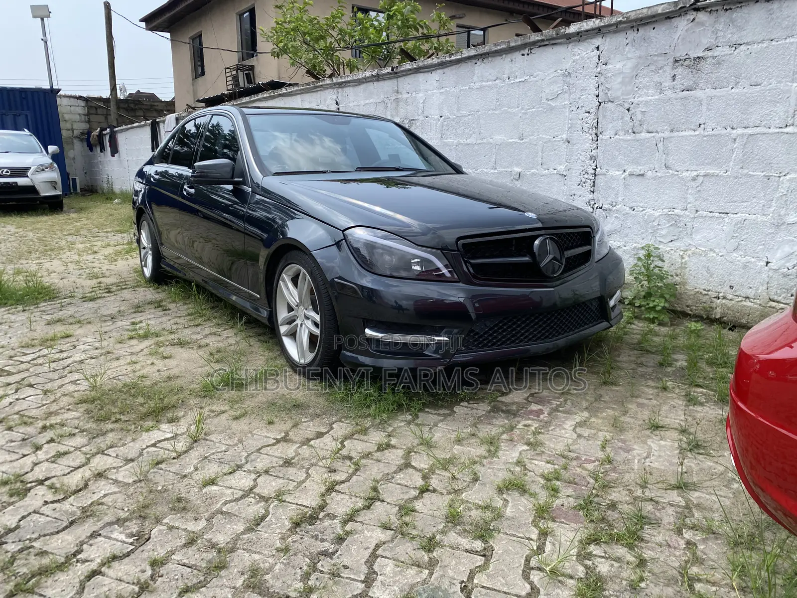Mercedes-Benz C300 Sport 4Matic Sedan AWD (3.0L 6cyl 7A) 2012 Black
