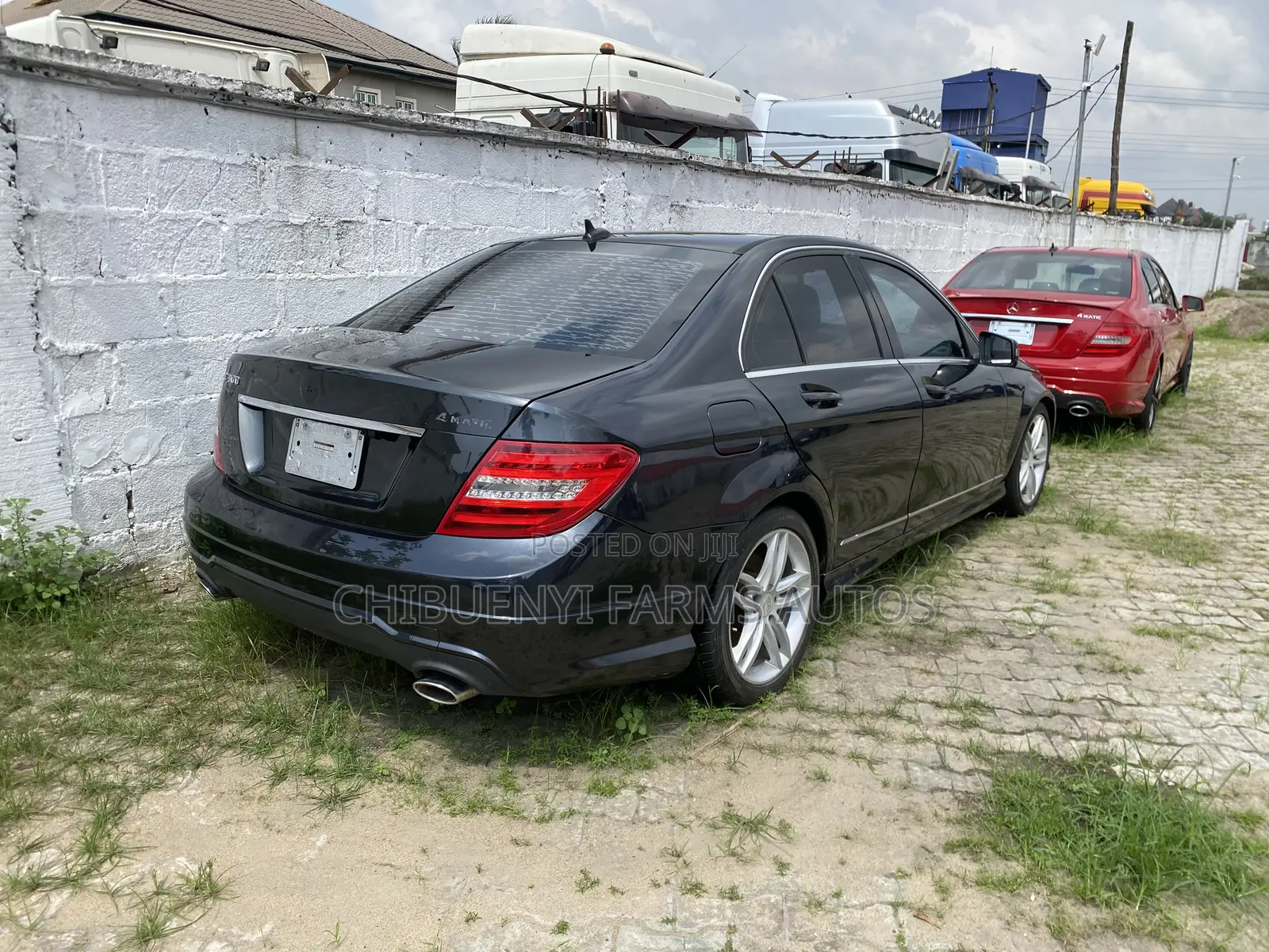 Mercedes-Benz C300 Sport 4Matic Sedan AWD (3.0L 6cyl 7A) 2012 Black