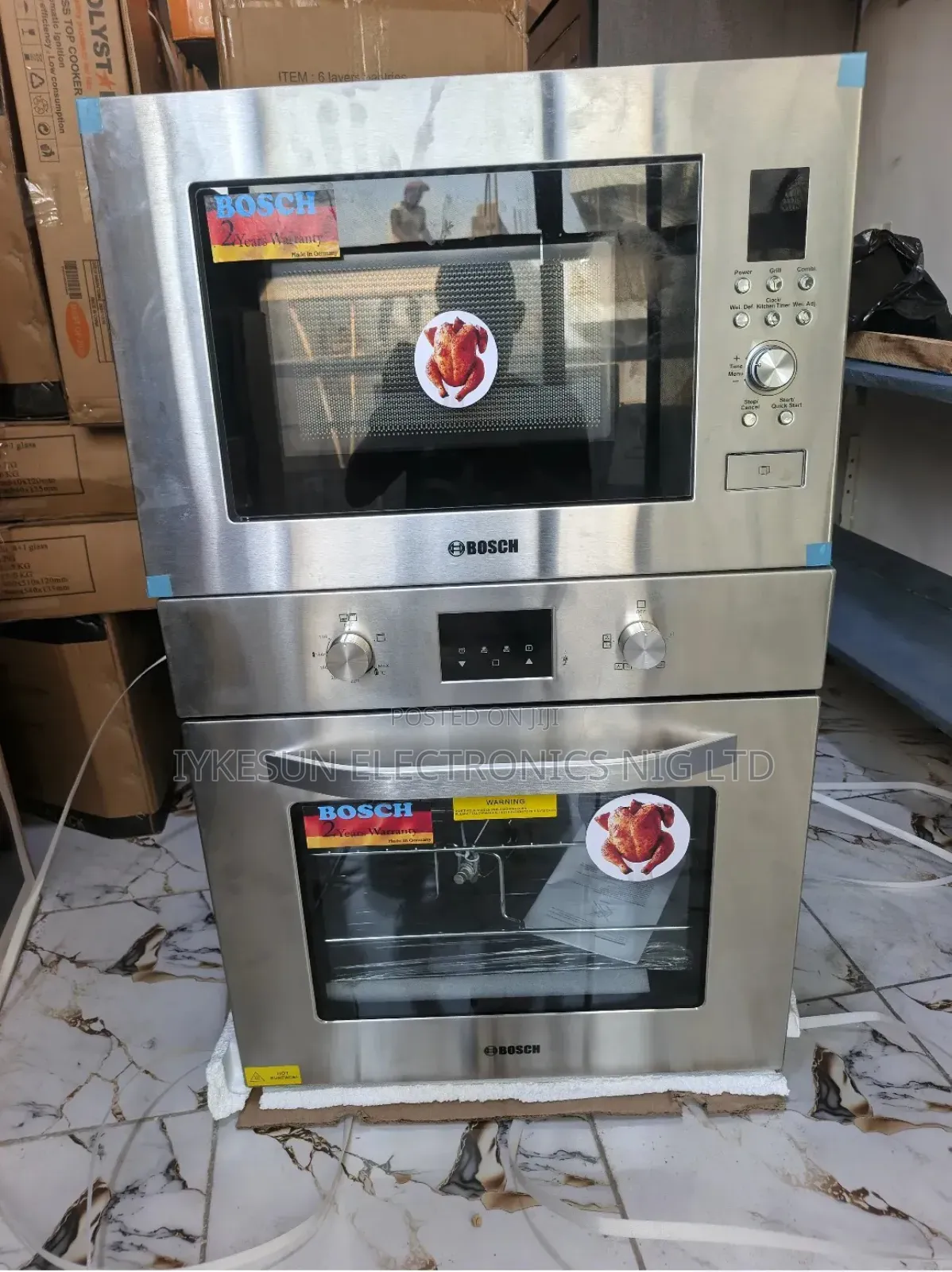 Original Bosch Built-in Gas Electric Oven Built-in 25l Microwave