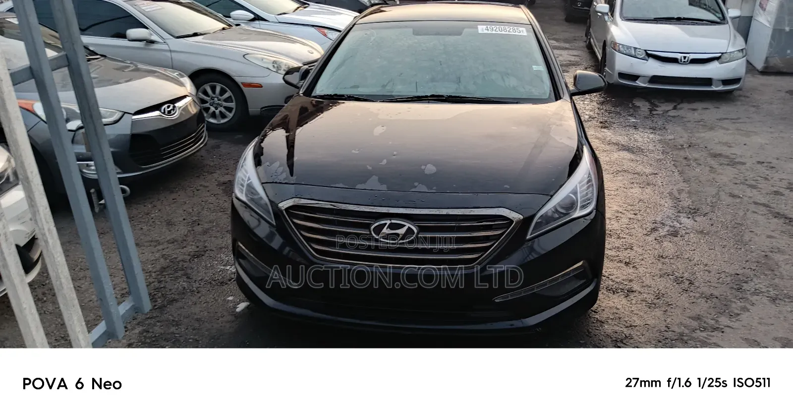 Hyundai Sonata SE 4dr Sedan (2.4L 4cyl 6A) 2015 Black