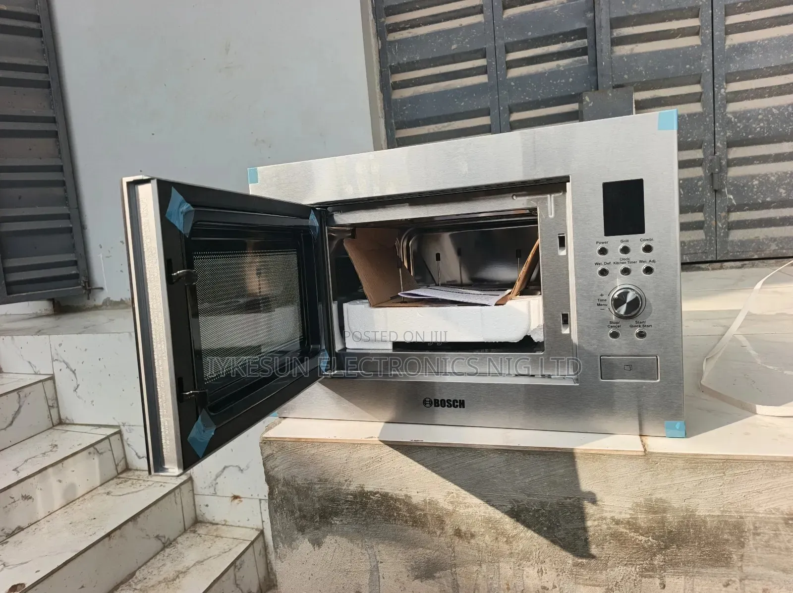 Original Bosch Built-in 25l Silver Electric Microwave 60cm With Grill