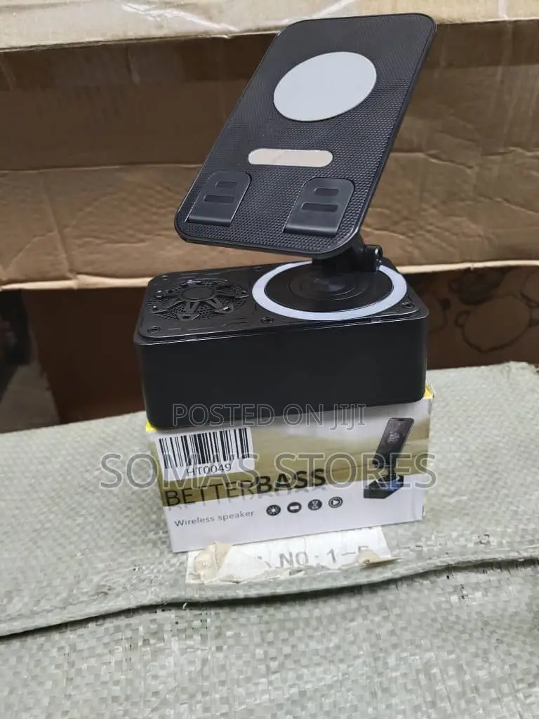 Phone Holder With Bluetooth And Power Bank