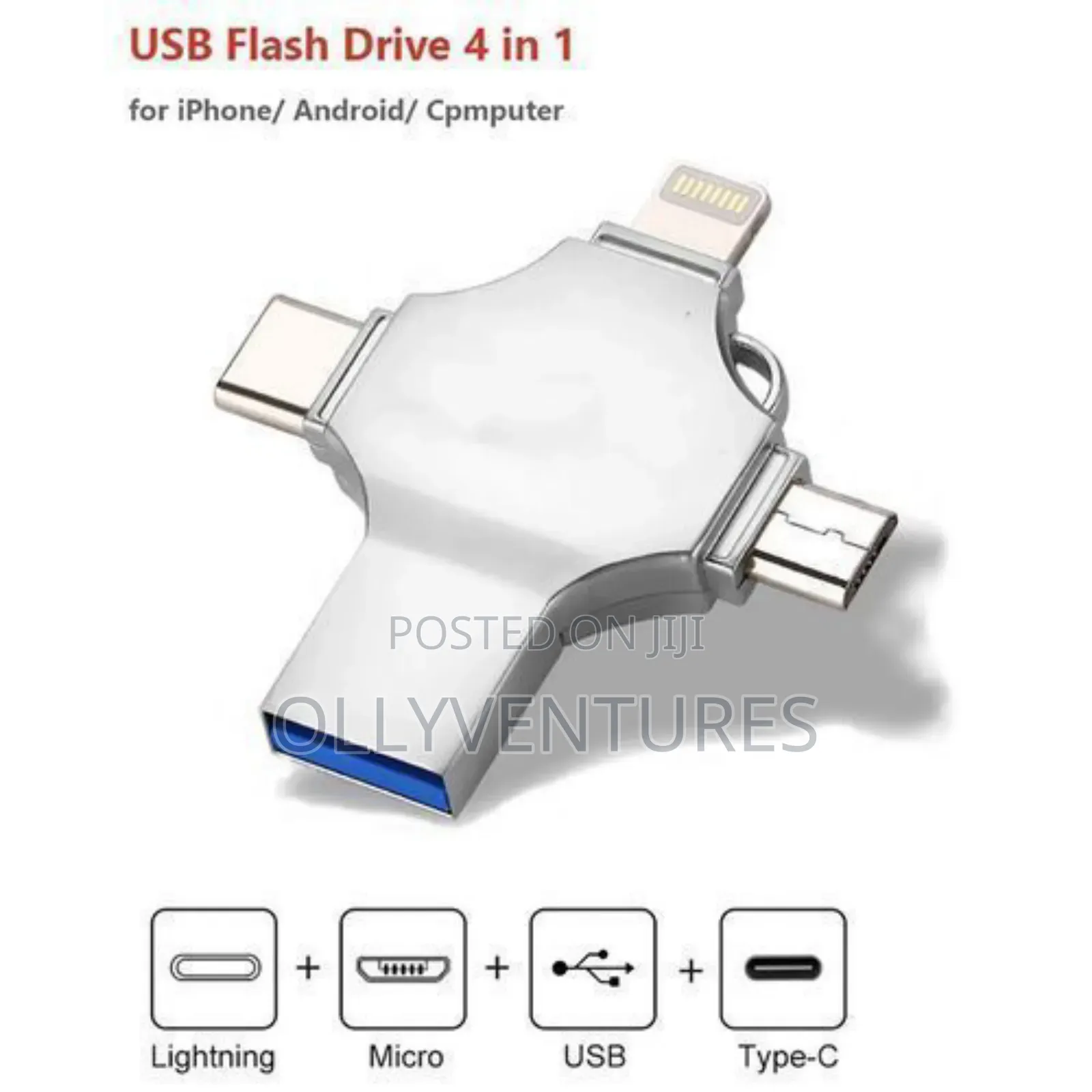 I- Flash Hd 4 in 1 Flash Drive 128gb