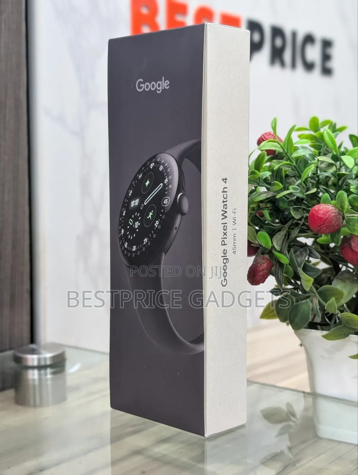 Google Pixel Watch 4 Brand New Sealed 45mm Size Obsidian Colour