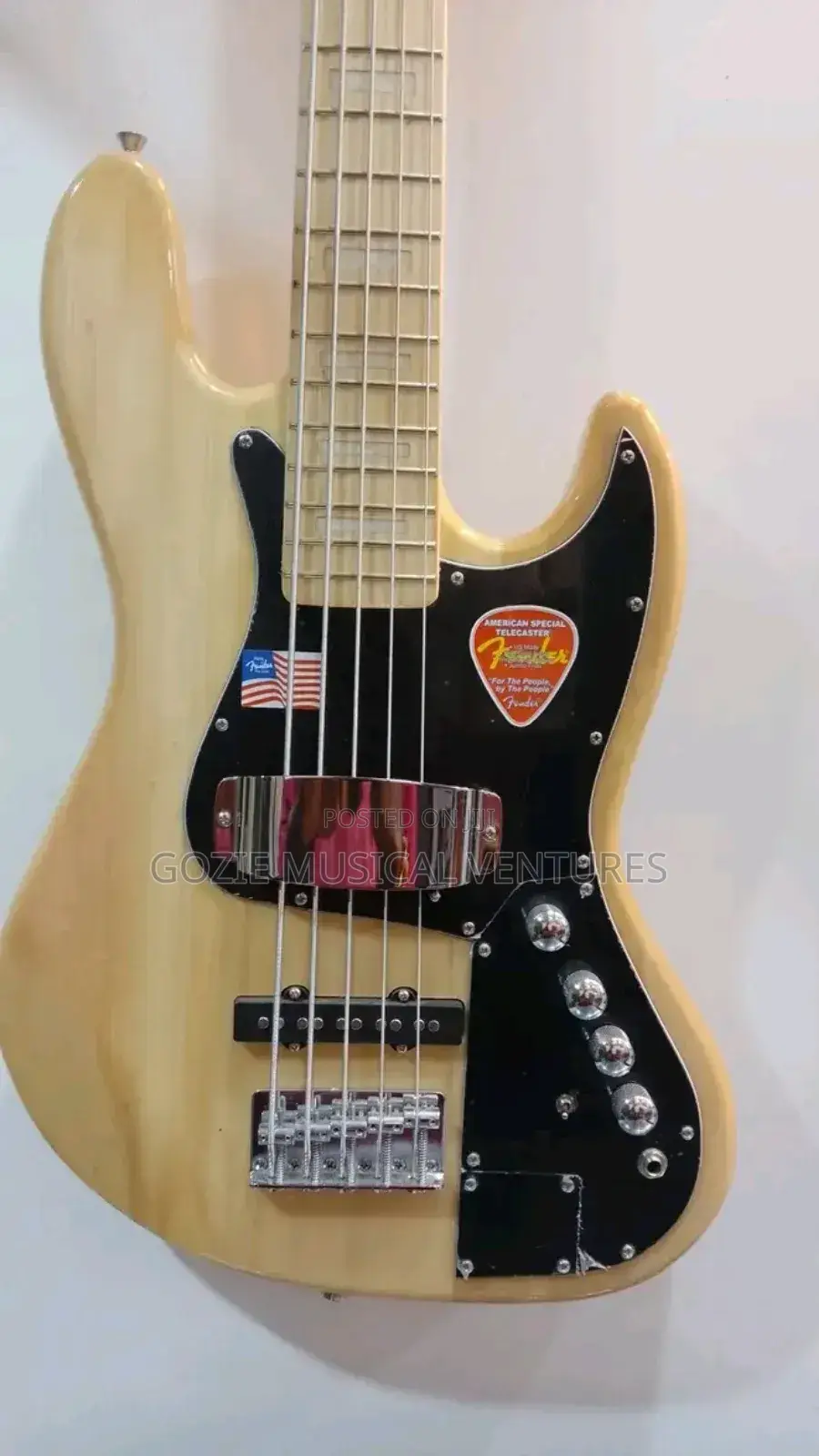 Original Fender Squeir Jazz Bass Guitar Active Bass