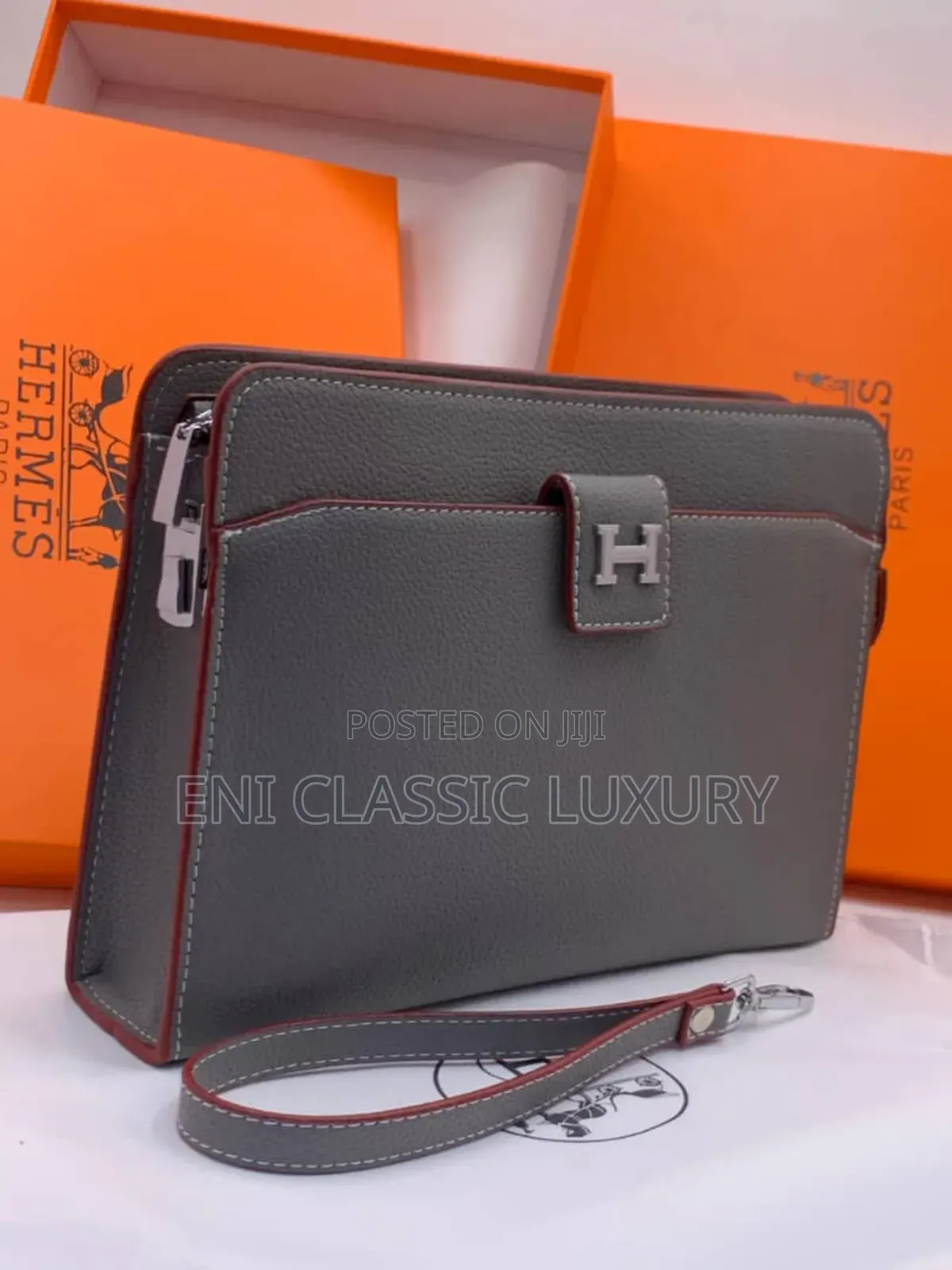 Pure Quality Luxury Men's Bags Hermes Well Banded Package