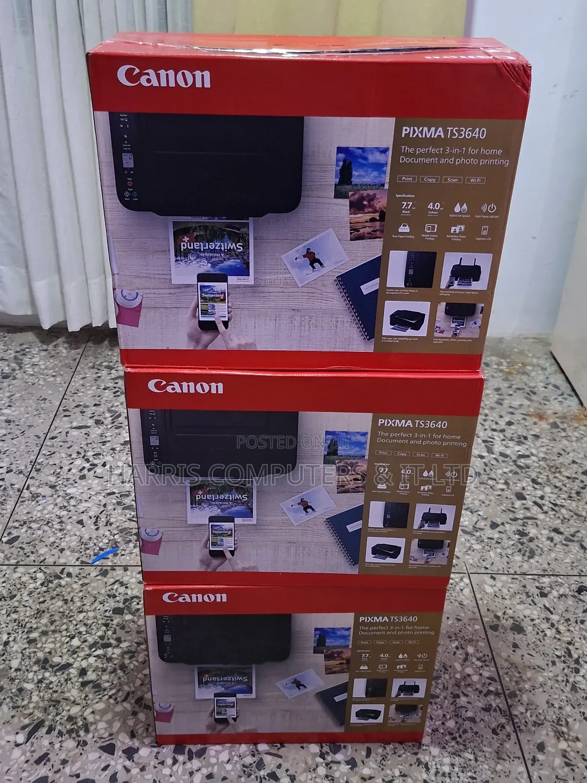 Canon Pixma Ts3640 Printer