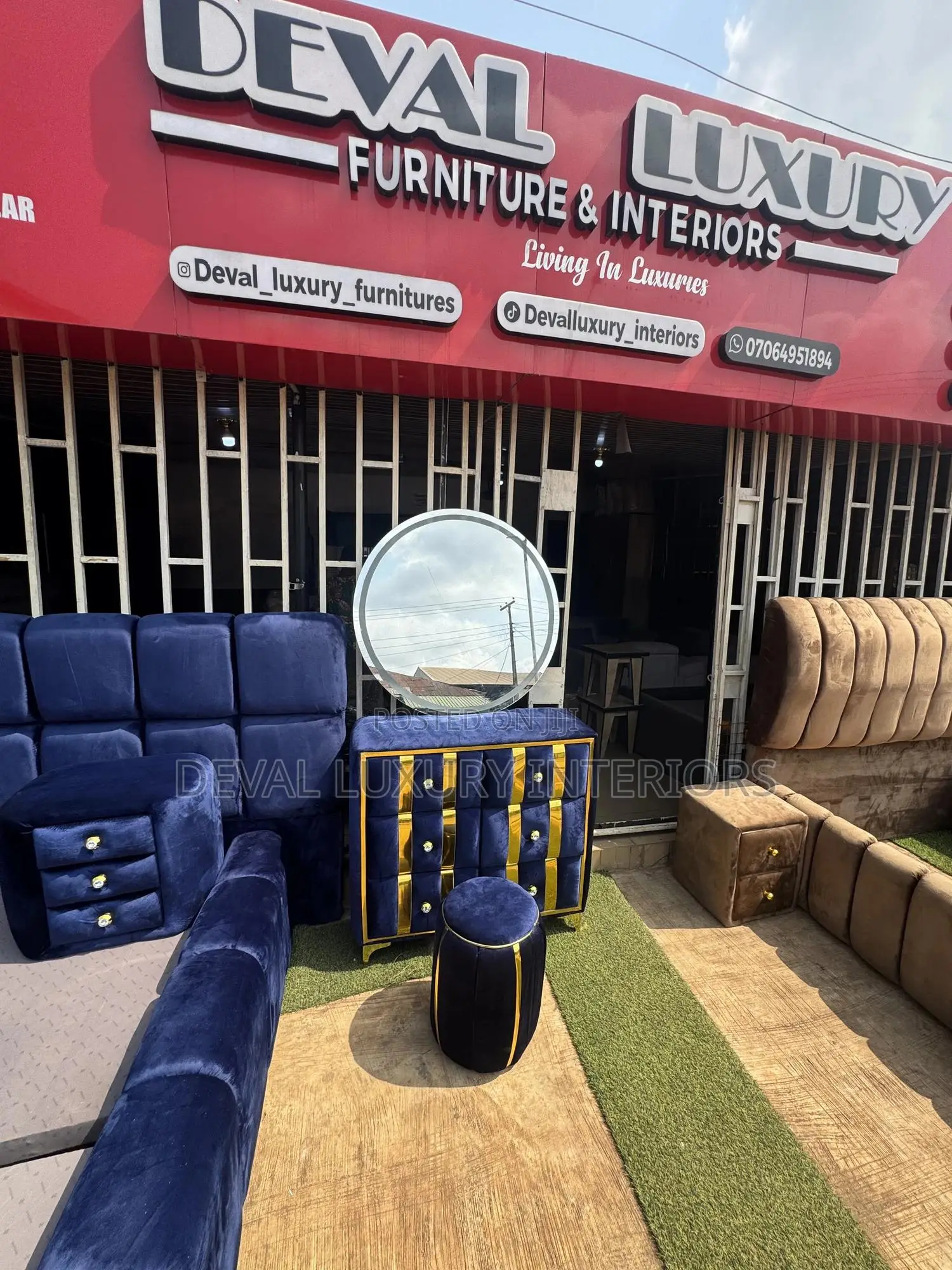 Complete Bedframe, Dressing Mirror, 2 Luxury Bedside