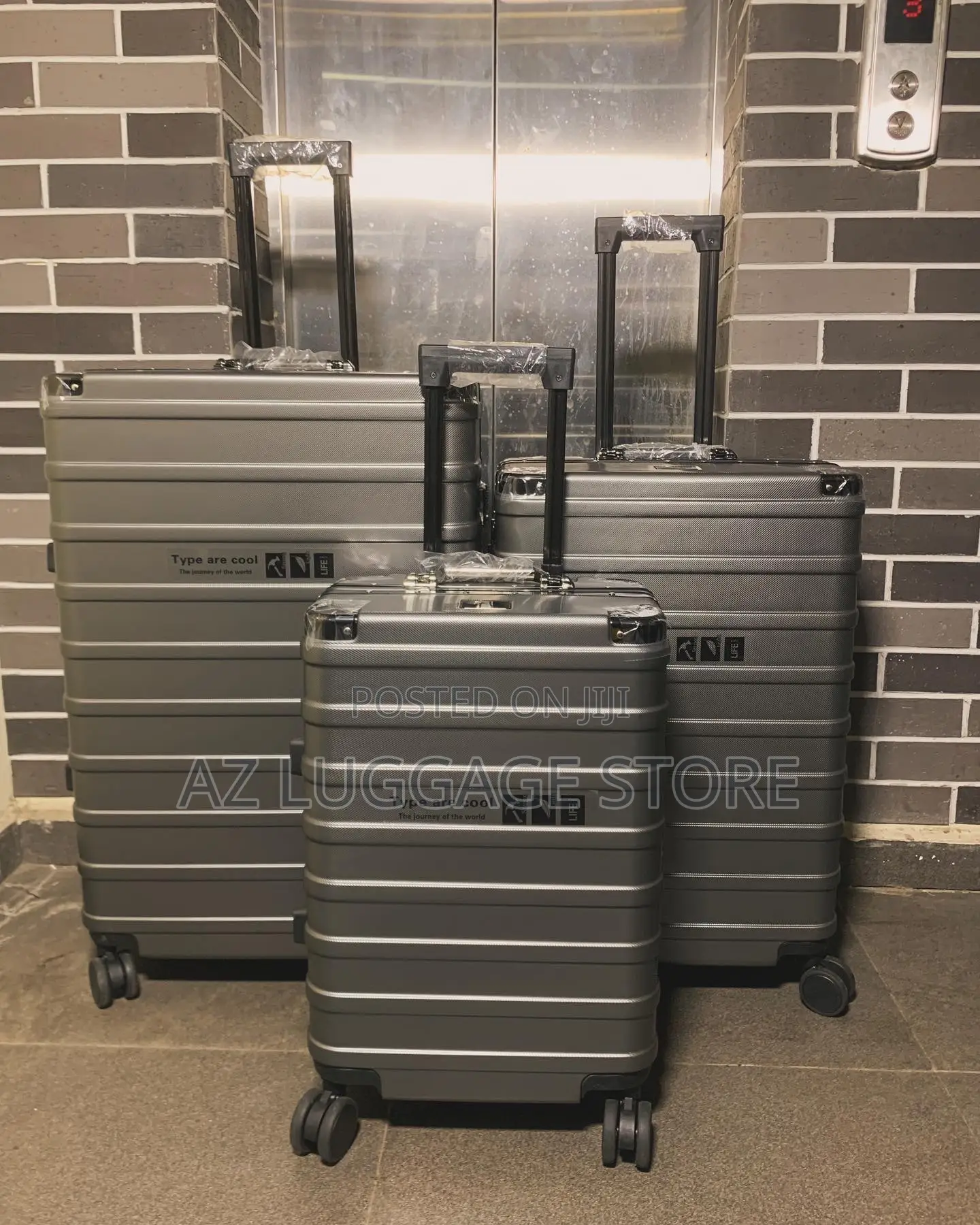 Set of 3 Affordable Aluminum Luggage Box Or
