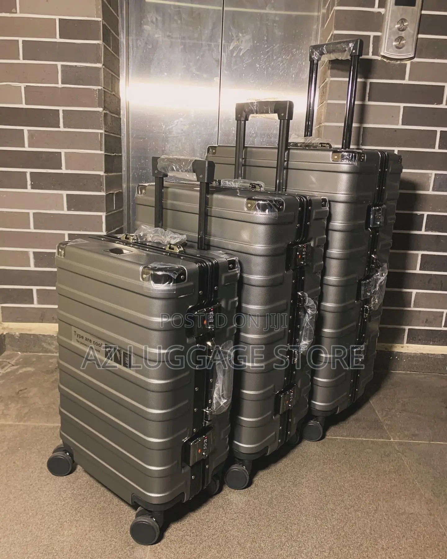 Set of 3 Affordable Aluminum Luggage Box Or