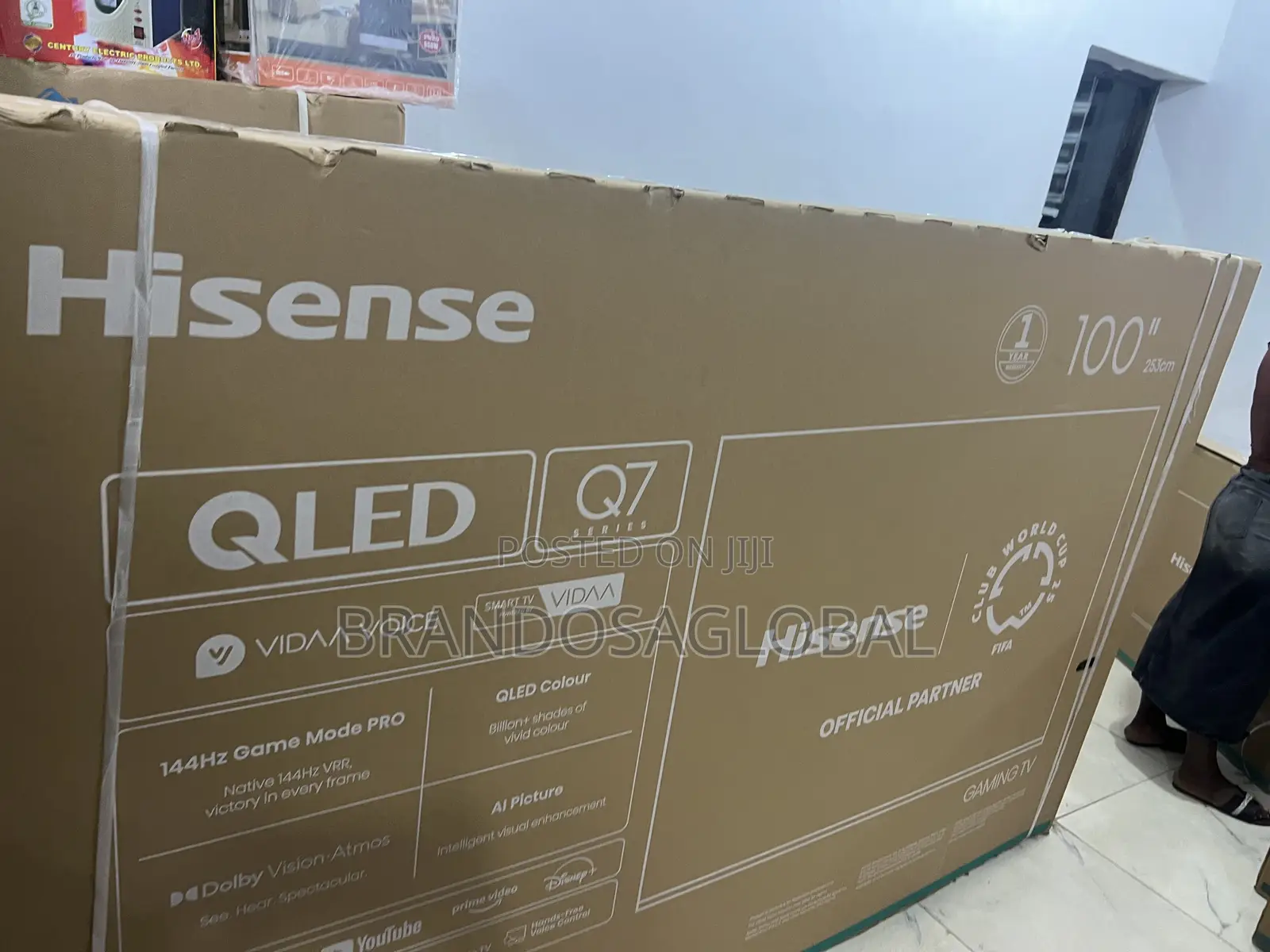 Hisense 100 Inches Smart Tv With Qled Display (100q7q)
