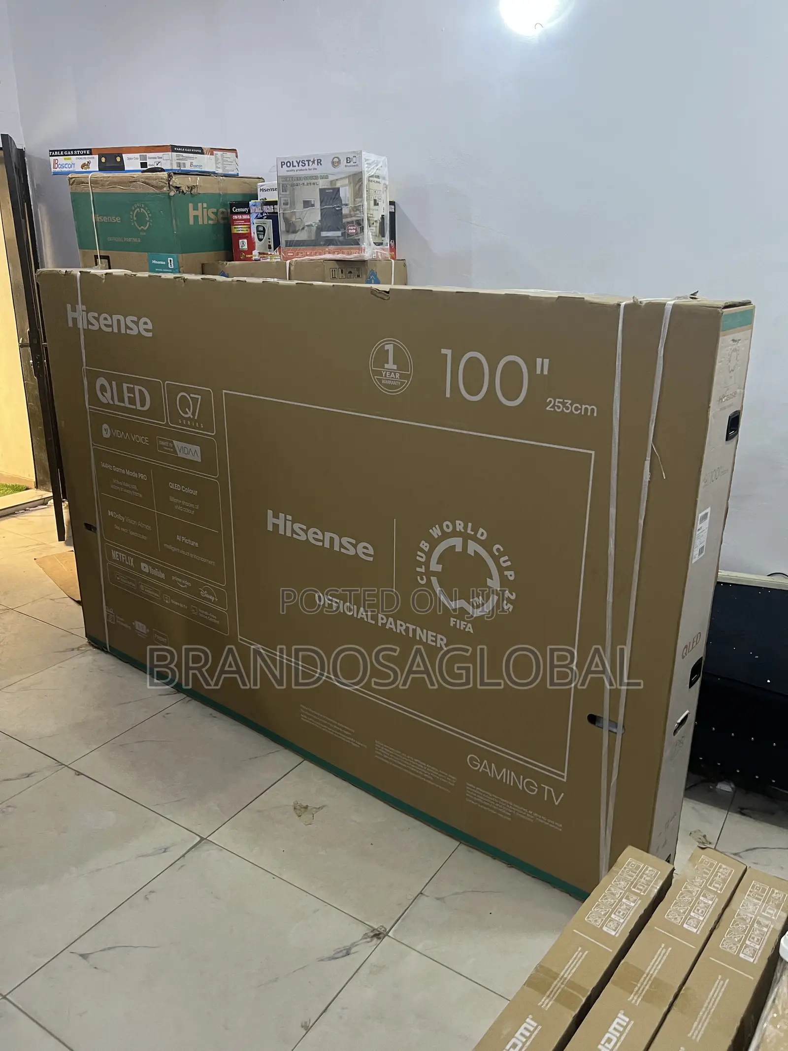 Hisense 100 Inches Smart Qled Television for Events (100q7q)