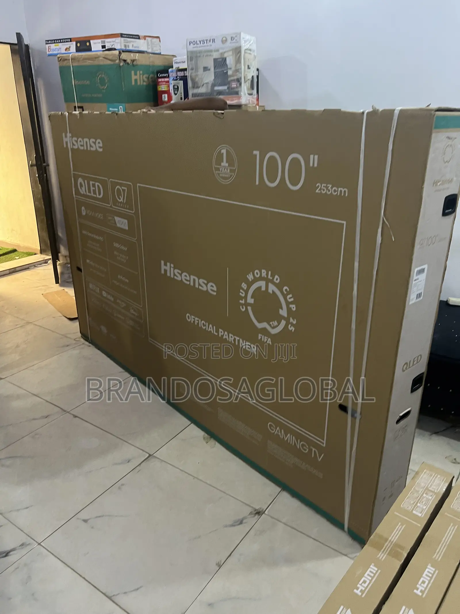Hisense 100 Inches Smart Tv With Ultra Clear Qled (100q7q)