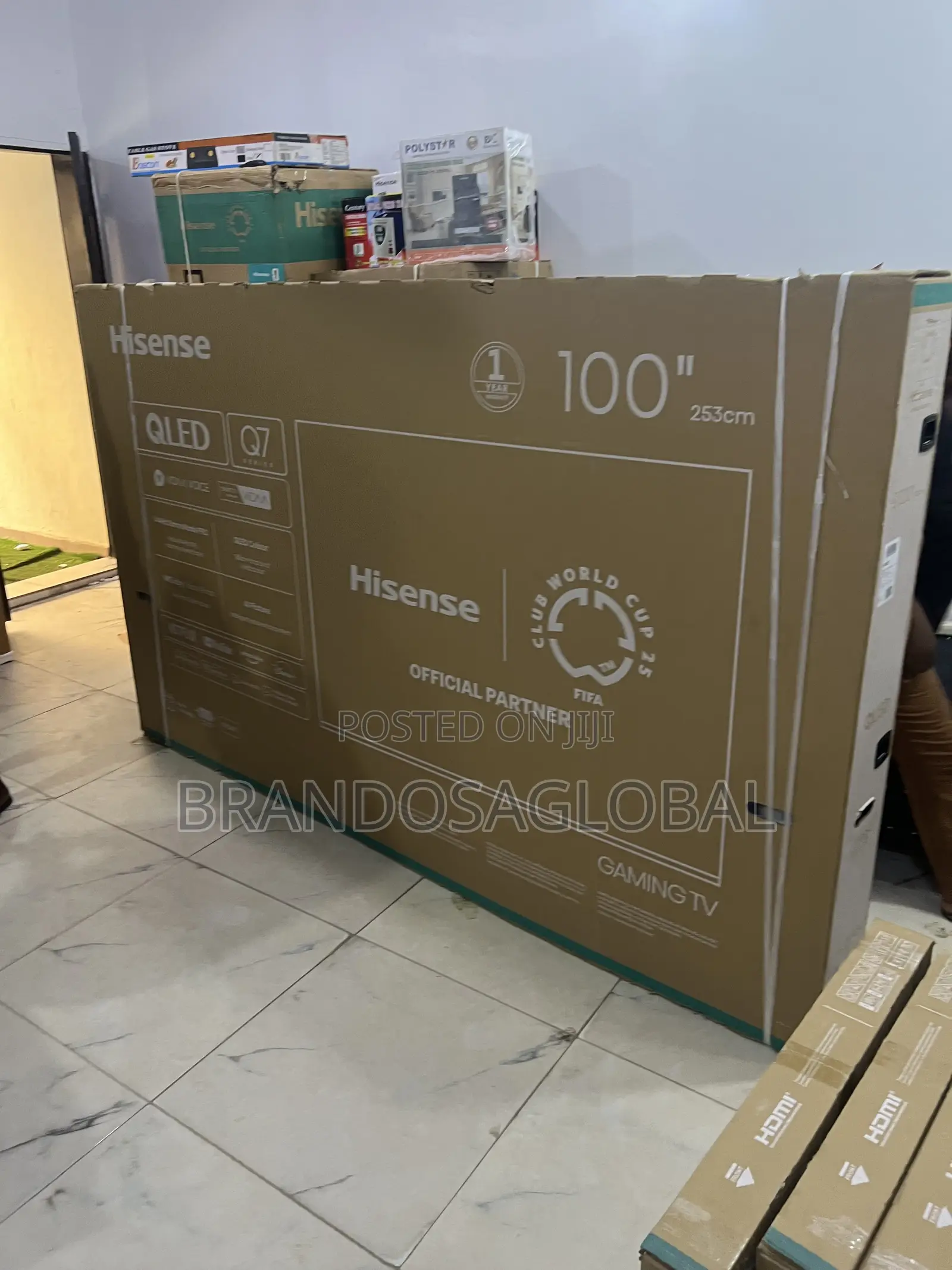 Hisense 100 Inches Smart Tv for Movies and Sports (100q7q)
