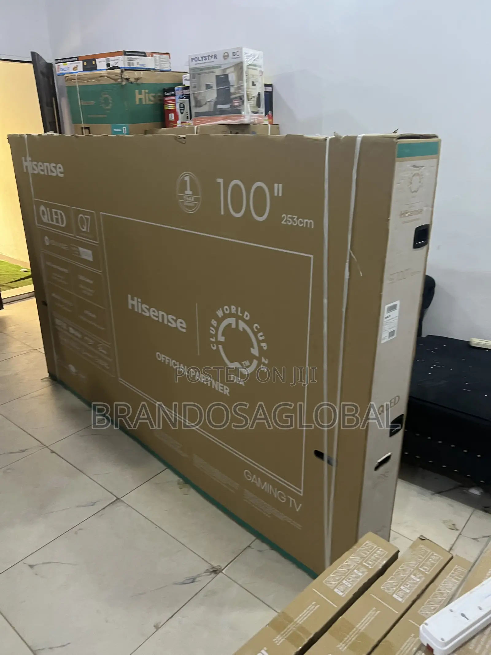 Hisense 100 Inches Smart Qled Tv With Crystal Clear Display (100q7q)