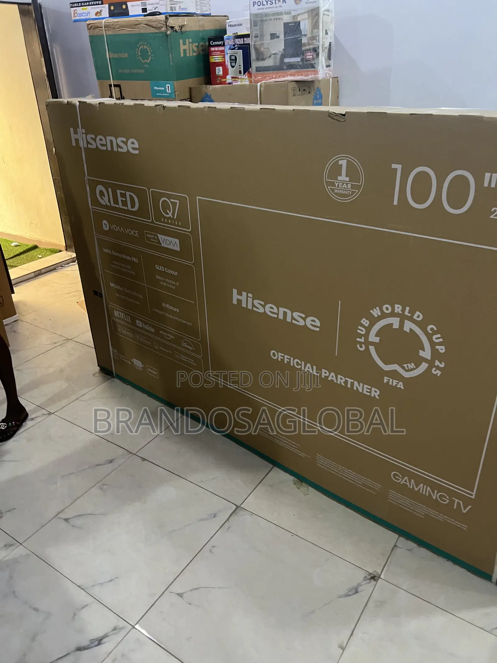 Hisense 100 Inches Smart Qled Tv for Commercial Use (100q7q)