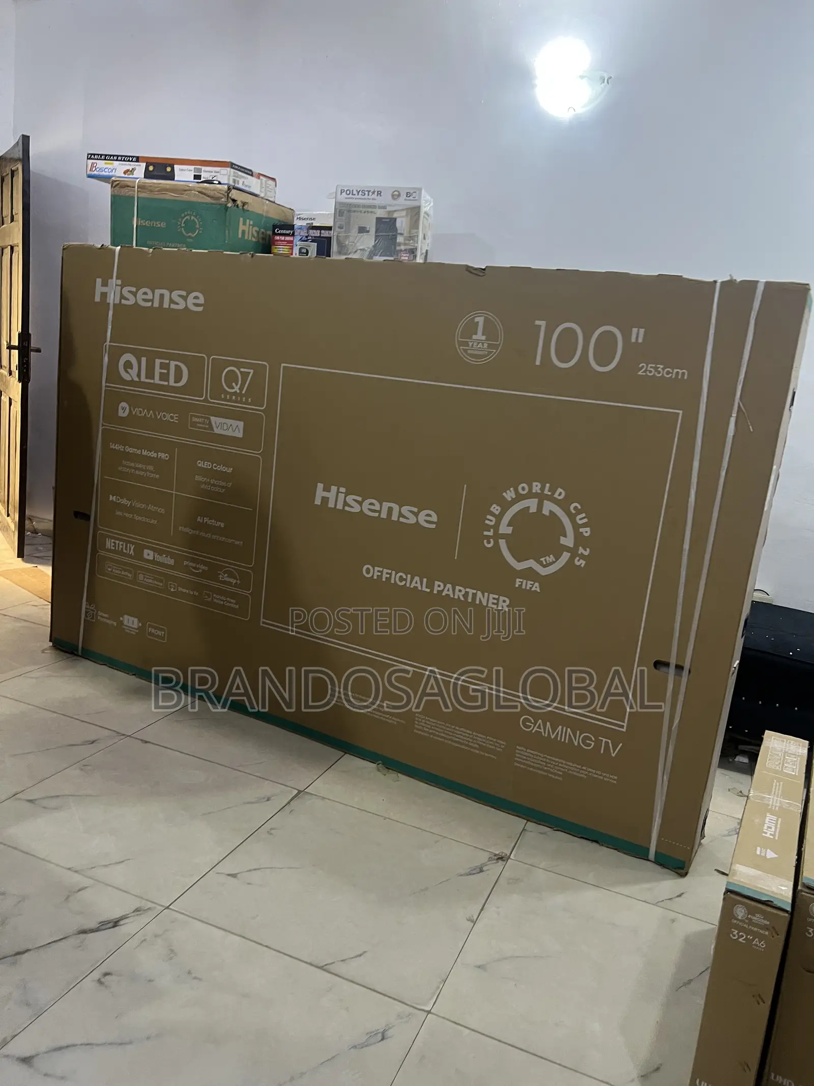 Hisense 100 Inches Full Feature Smart Qled Tv (100q7q)