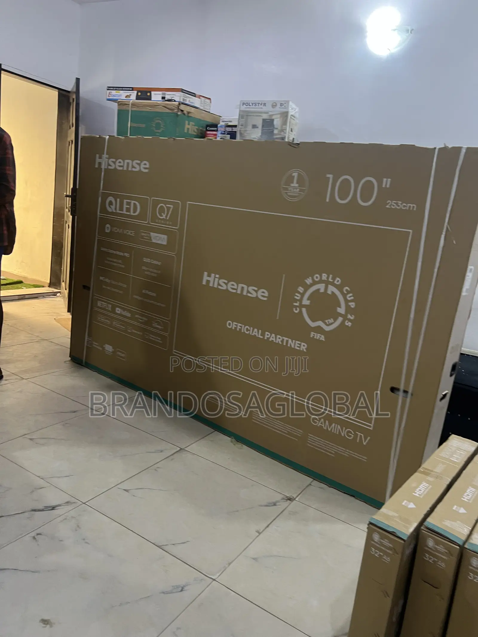 Hisense 100 Inches Smart Tv for Home and Office Use (100q7q)