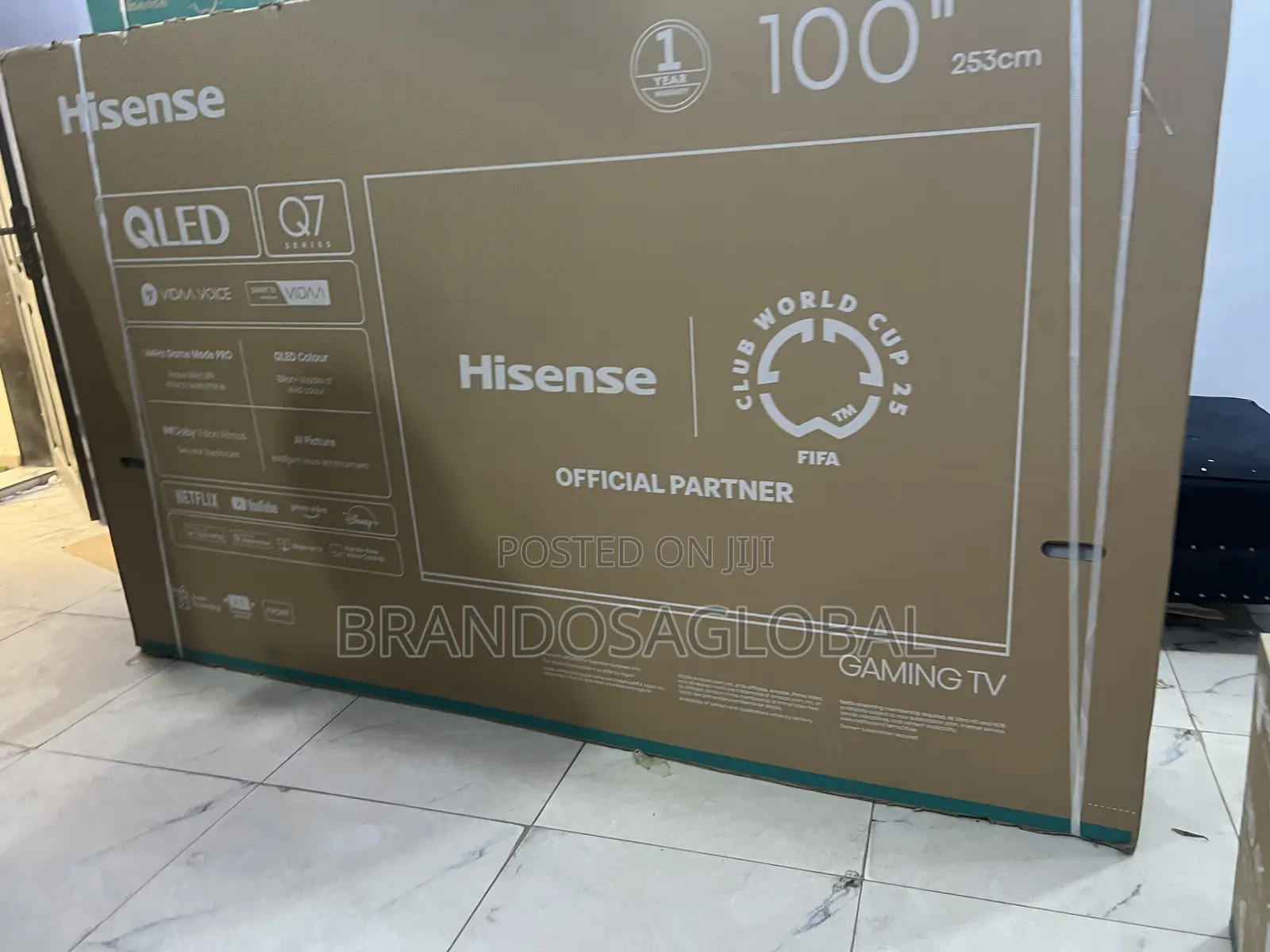 Hisense 100 Inches Smart Qled Tv With Premium Audio (100q7q)