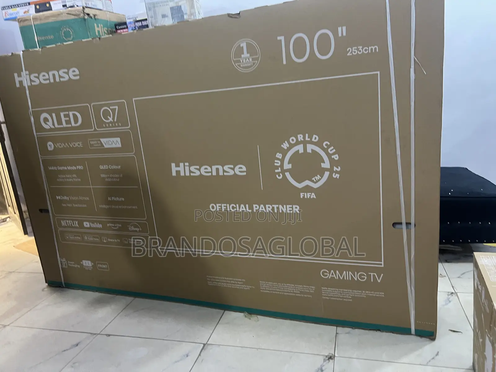 Hisense 100 Inches Smart Qled Tv With Premium Audio (100q7q)